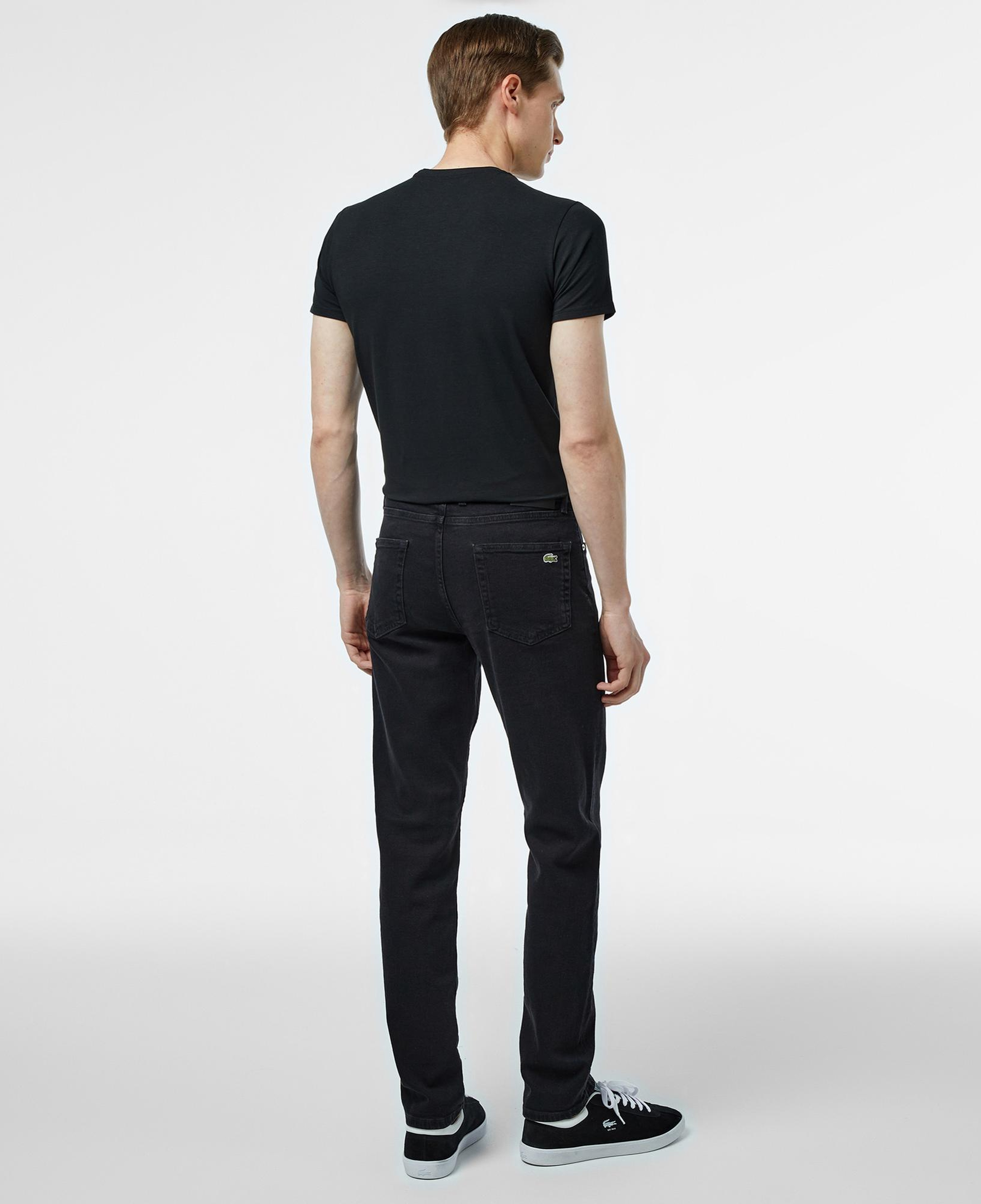 Lacoste Erkek Regular Fit Siyah Jean Pantolon