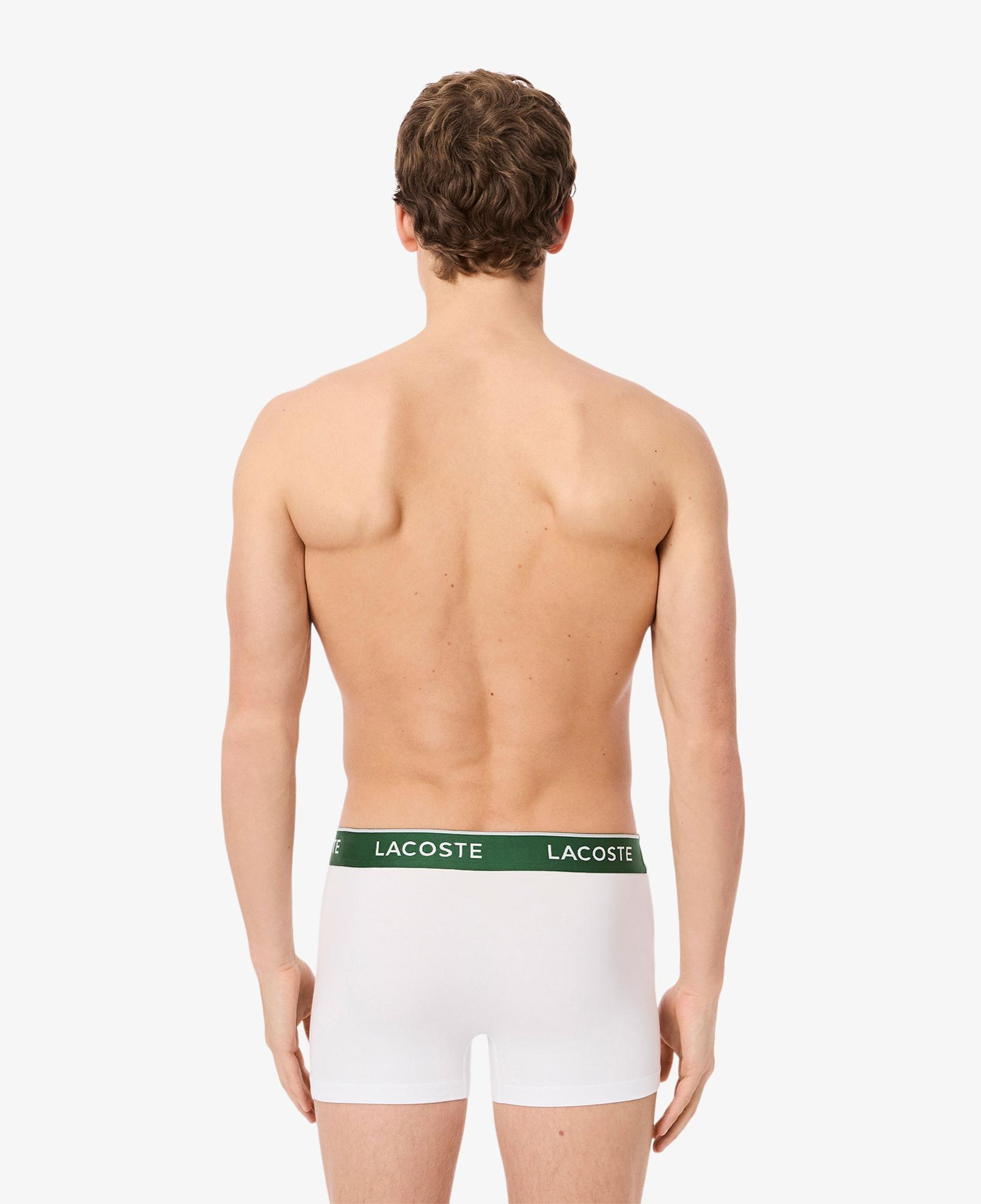 Lacoste Erkek 3'lü Beyaz Boxer