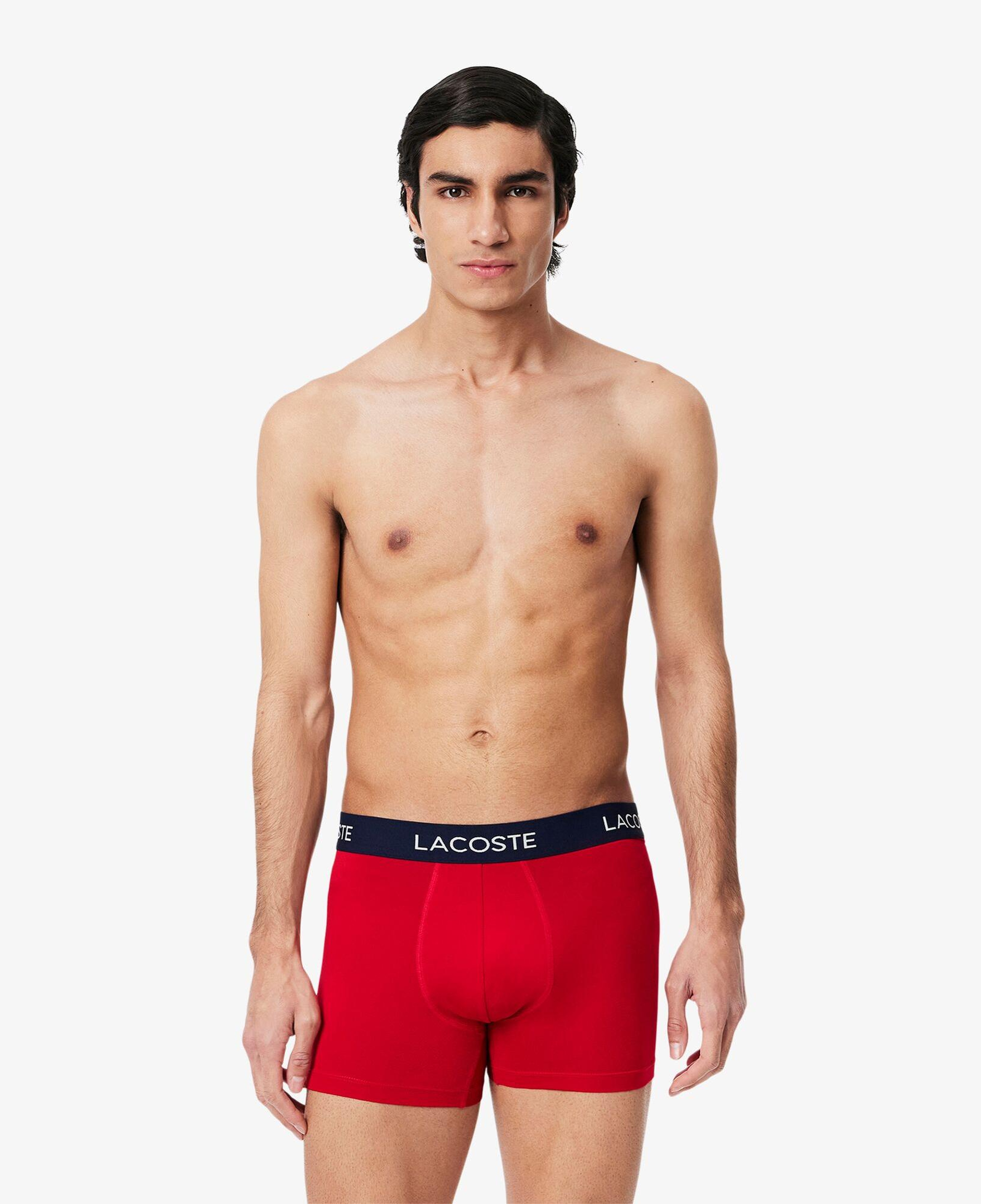 Lacoste Erkek 3'lü Renkli Boxer