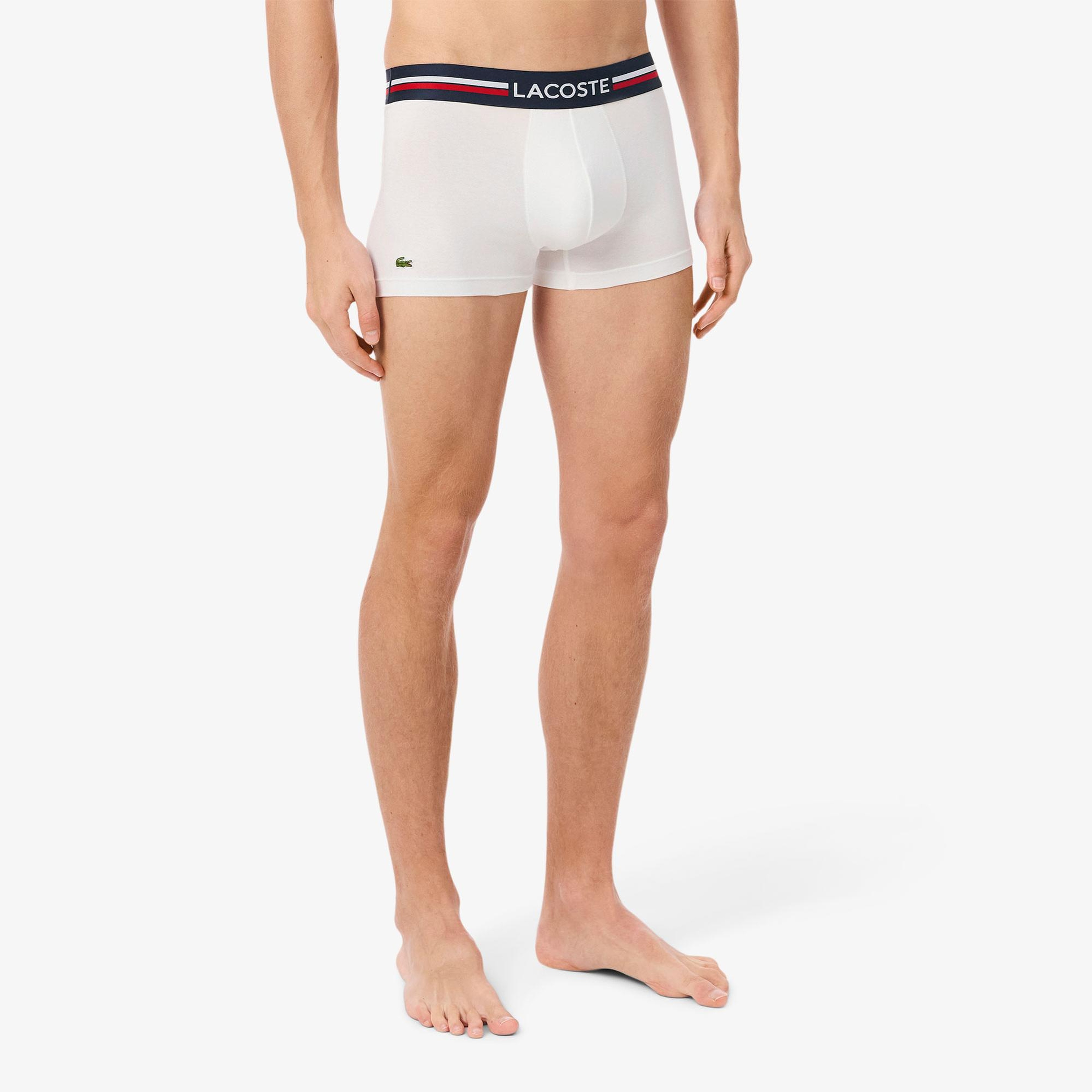 Lacoste Erkek 3'lü Renkli Boxer