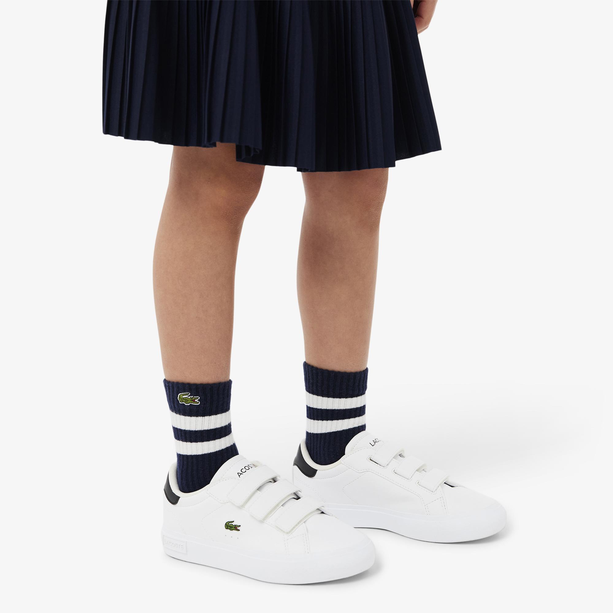 Lacoste Powercourt Çocuk Beyaz Sneaker