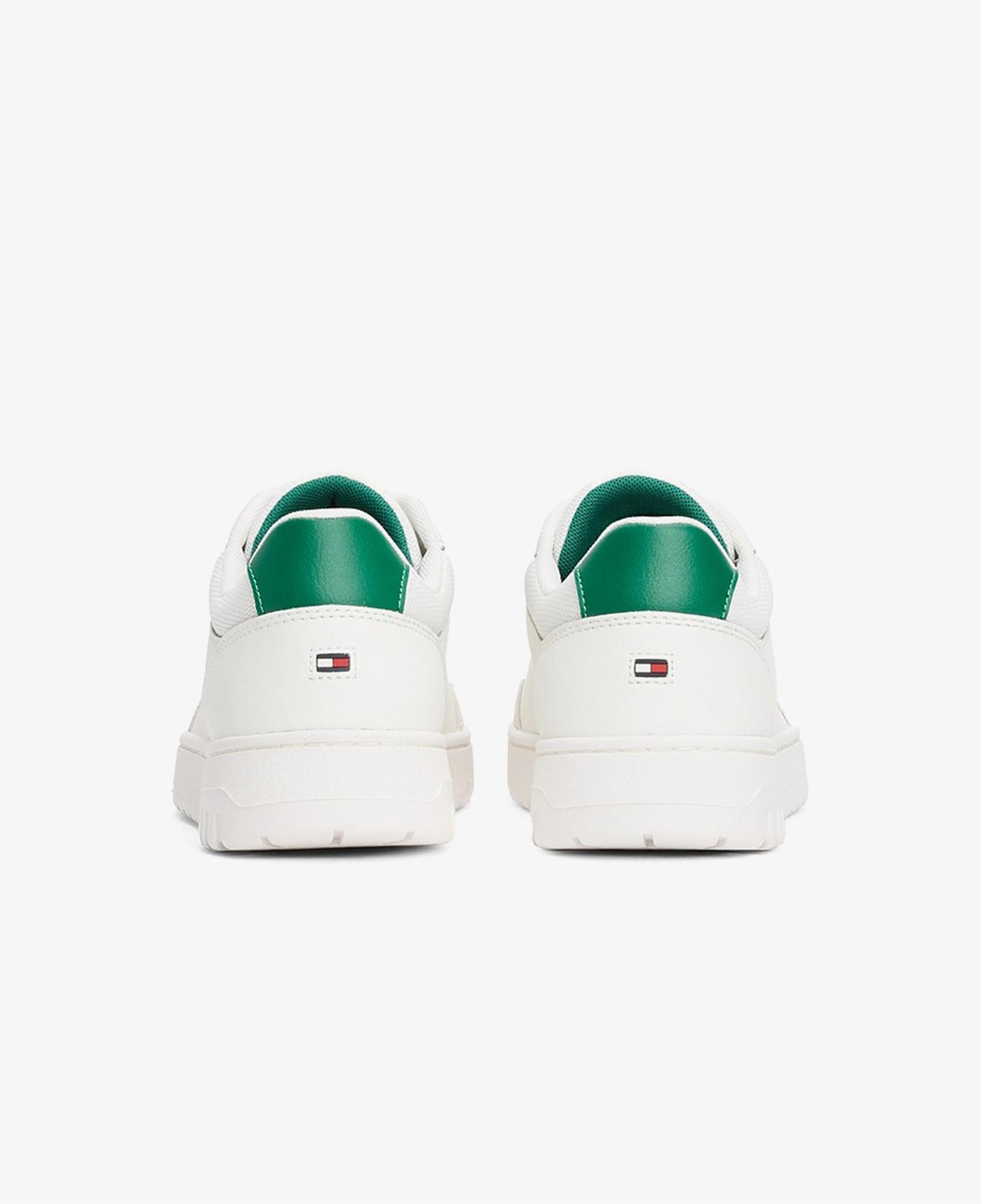 Tommy Hilfiger Low Top Mixture Erkek Beyaz Spor Ayakkabı