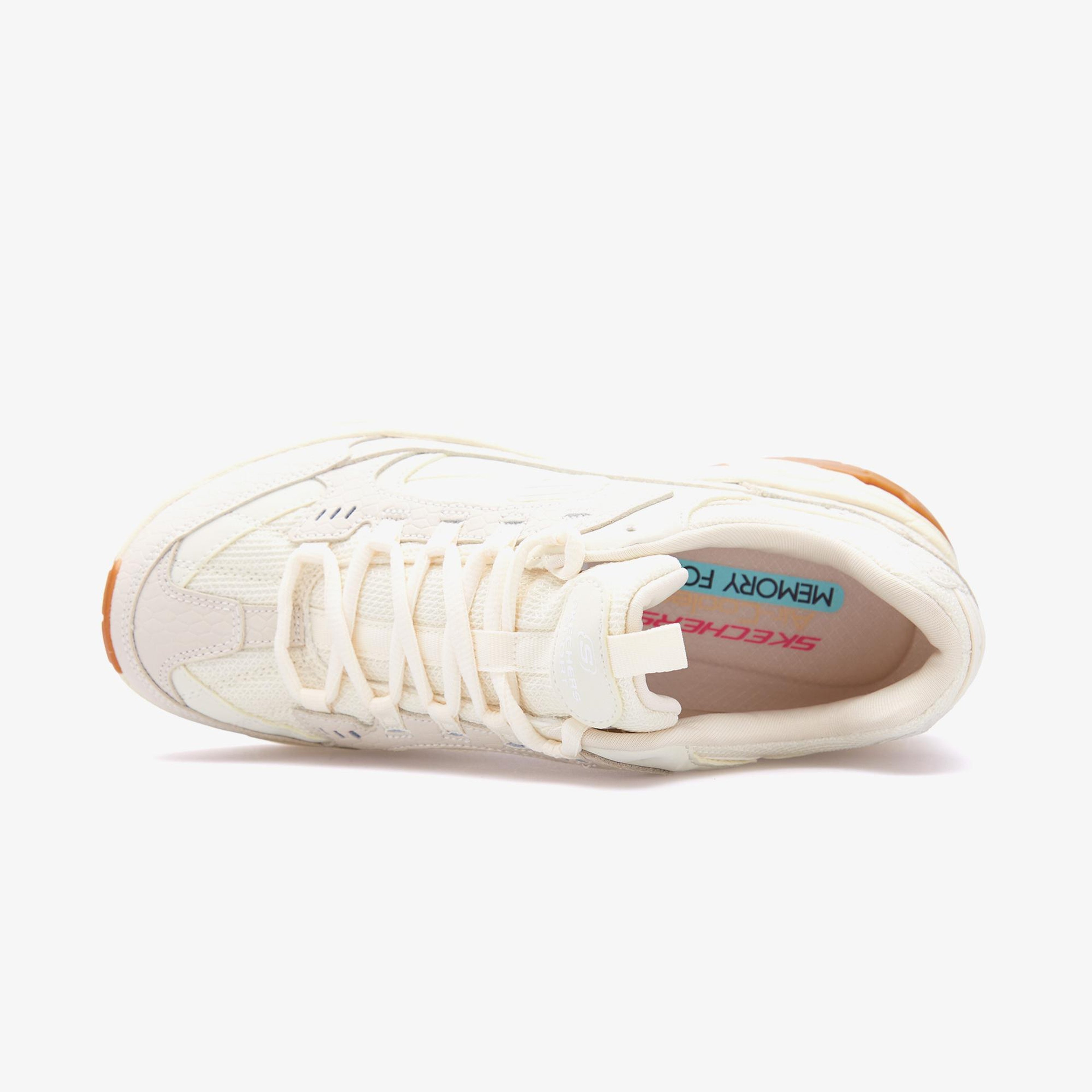 Skechers Stamina Classy Trail Kadın Krem Spor Ayakkabı