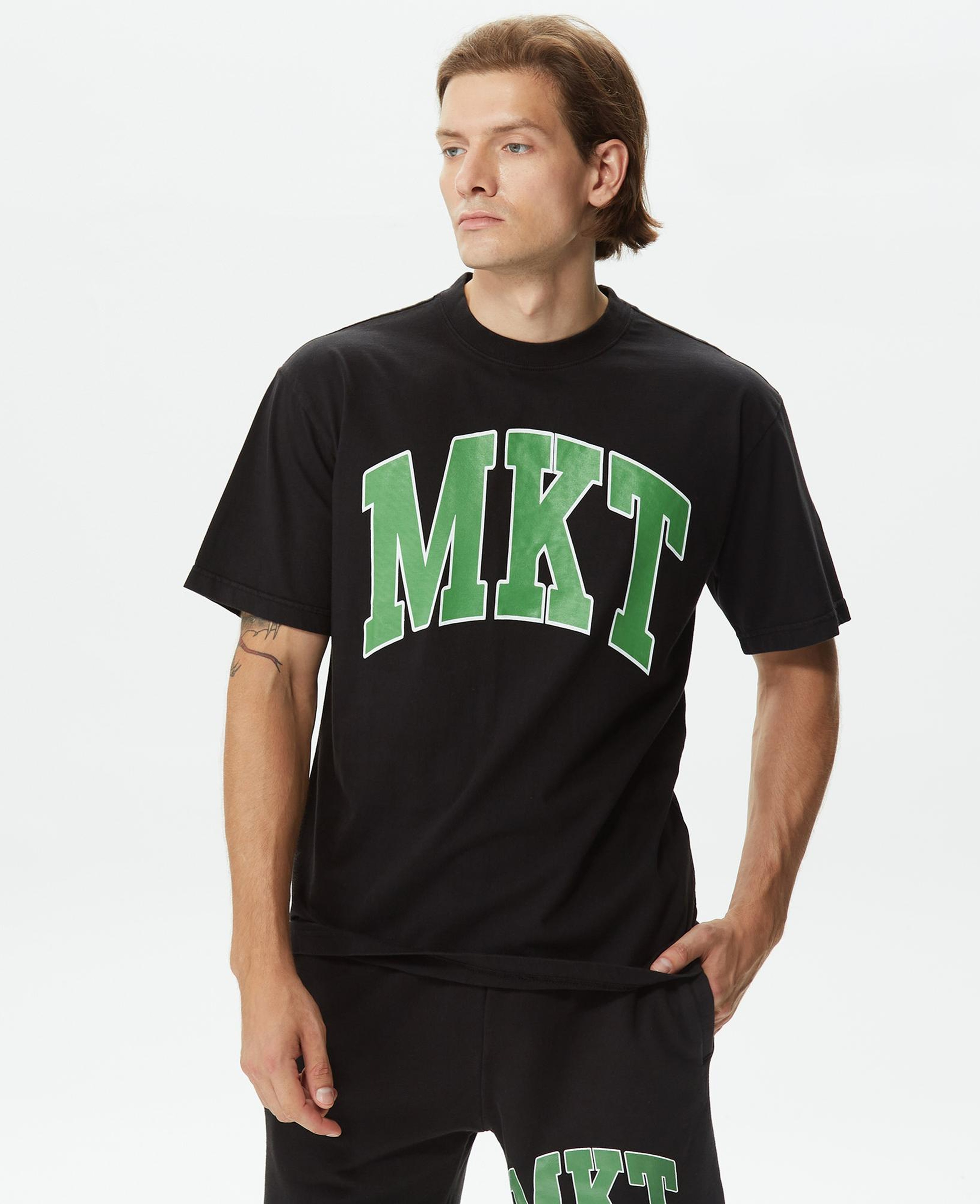 Market MKT Arc Erkek Siyah T-Shirt