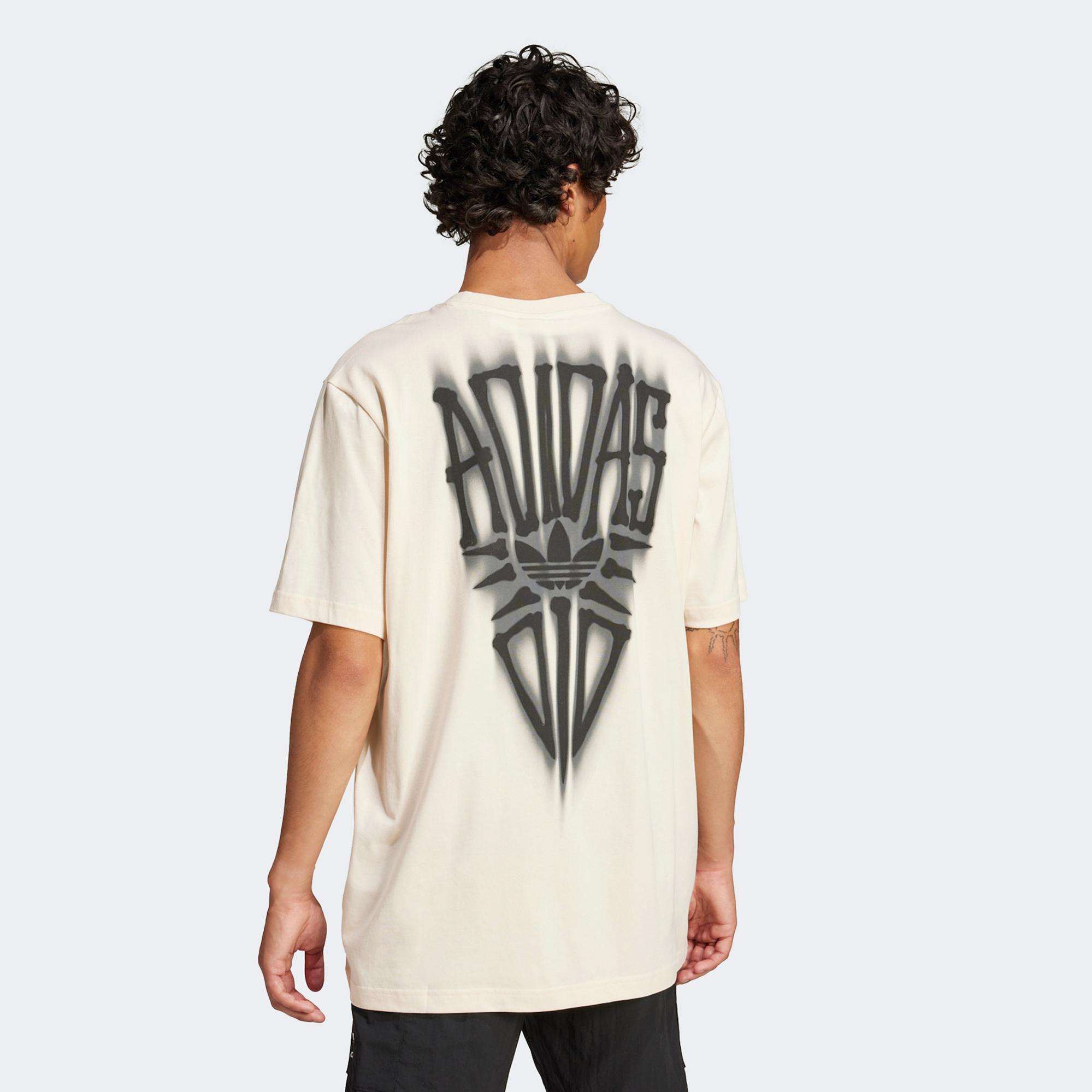 adidas Originals Skeleton Erkek Beyaz T-Shirt