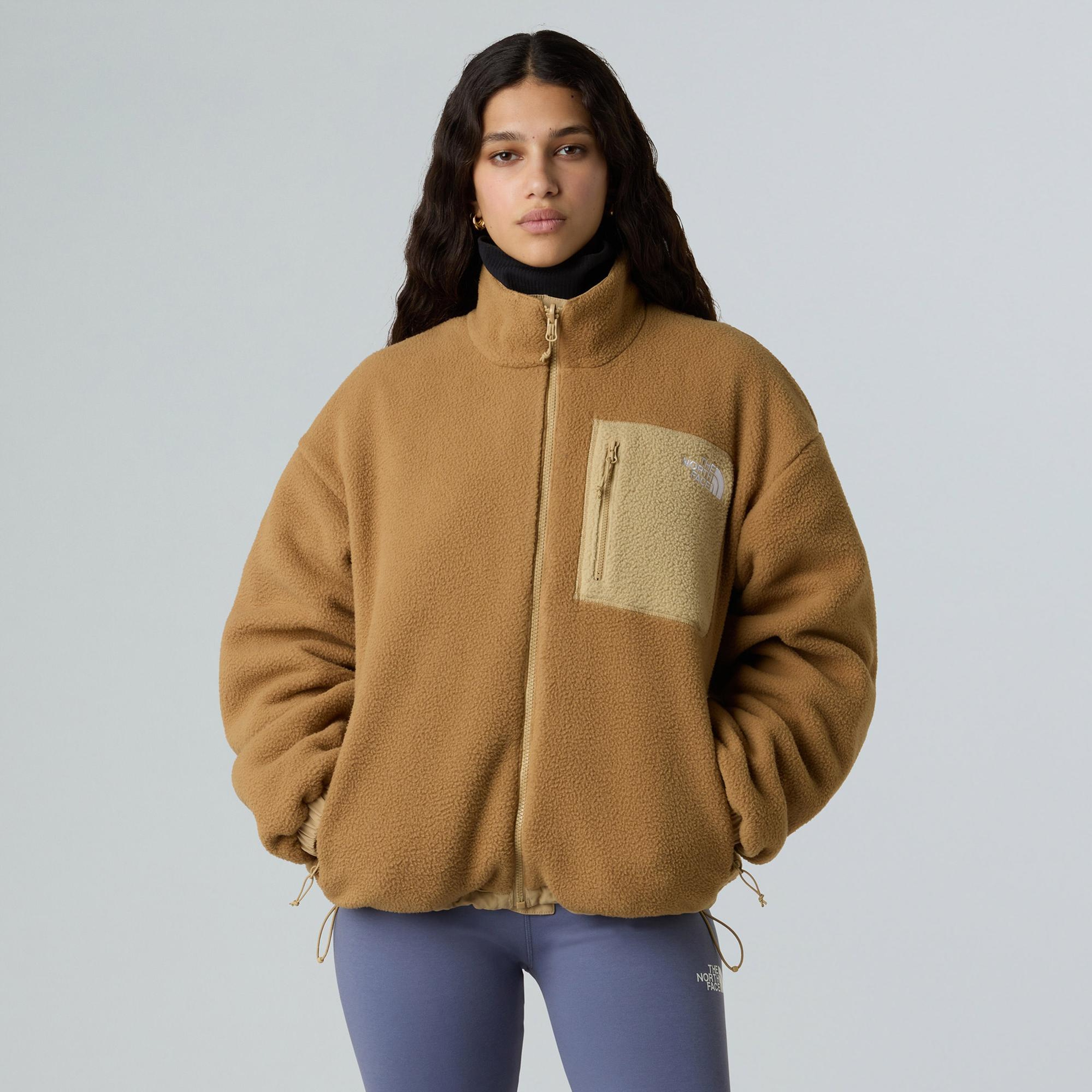 The North Face Yumiori Kadın Kahverengi Çift Taraflı Polar Mont