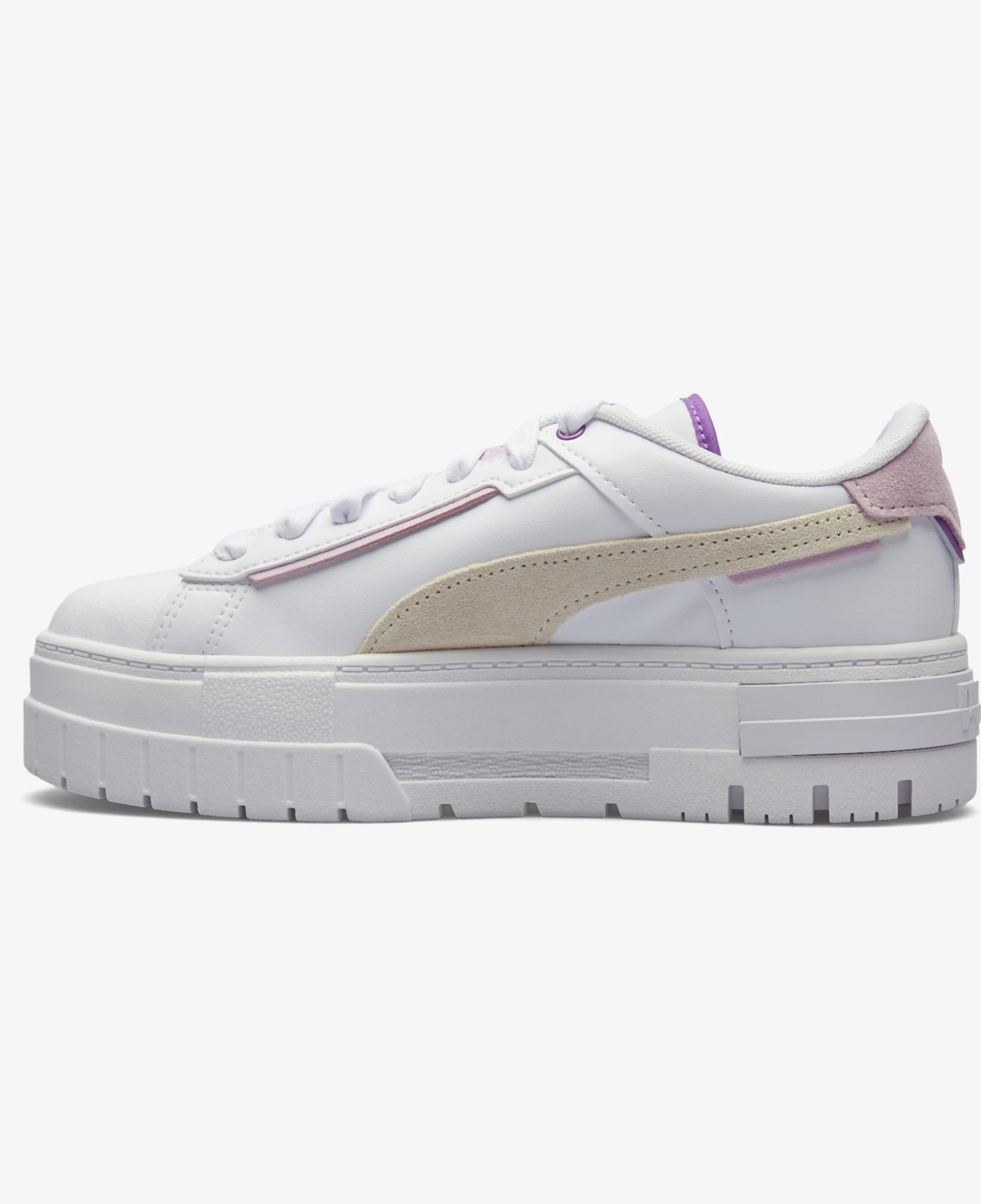 Puma Mayze Crashed Kadın Beyaz Spor Ayakkabı