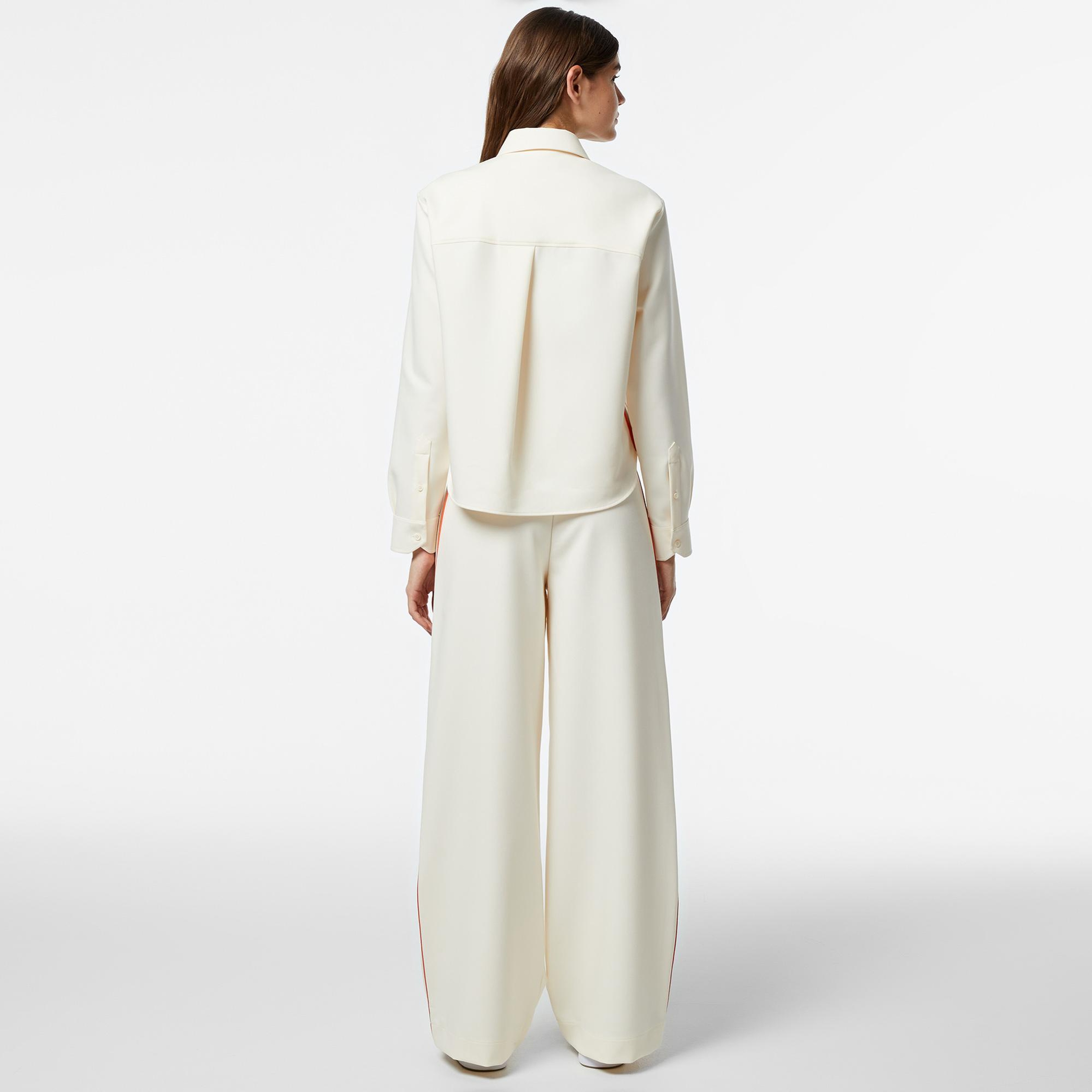 Lacoste Kadın Regular Fit Bej Pantolon