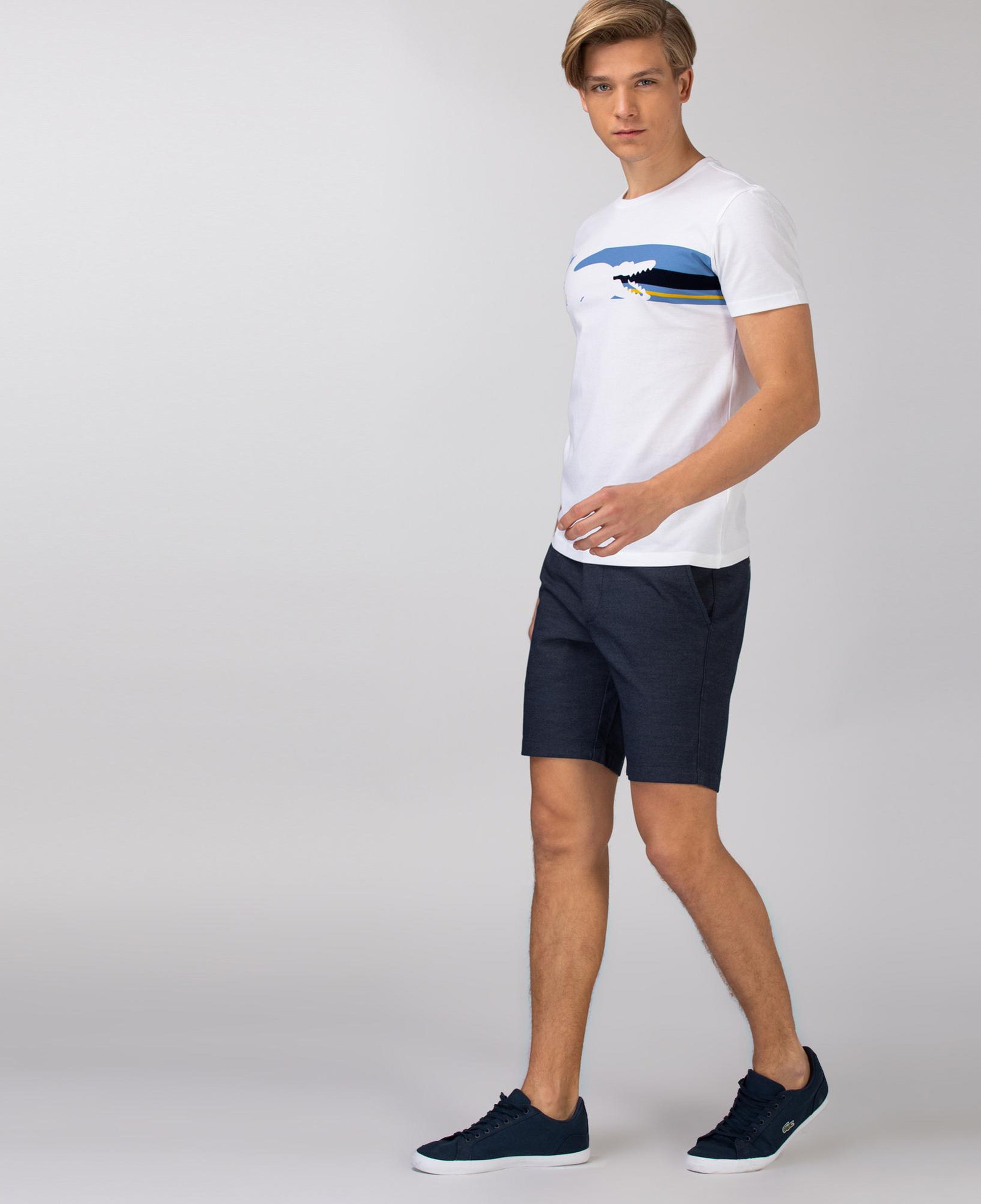 Erkek Slim Fit Lacivert Bermuda Şort