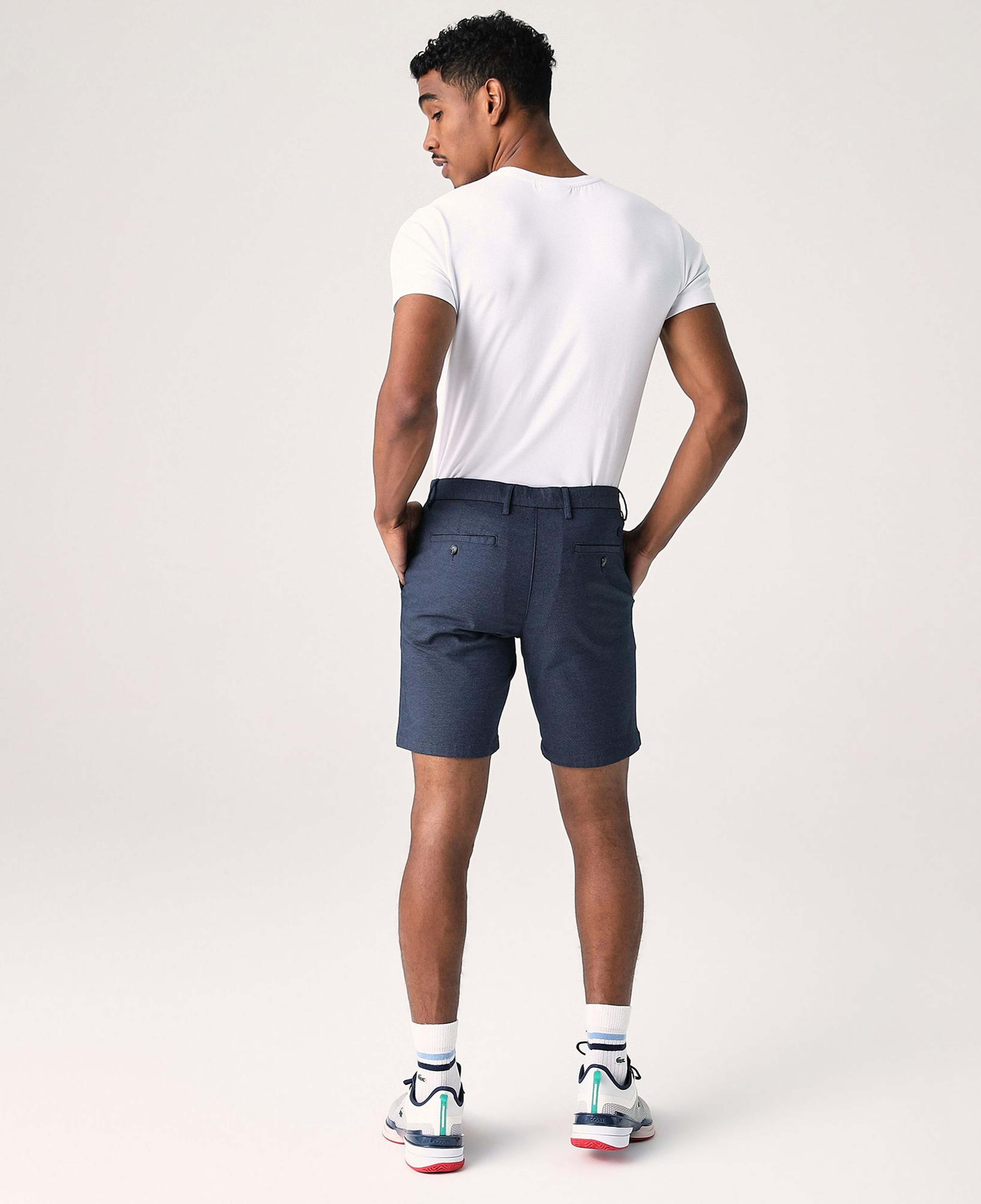 Erkek Slim Fit Lacivert Bermuda Şort