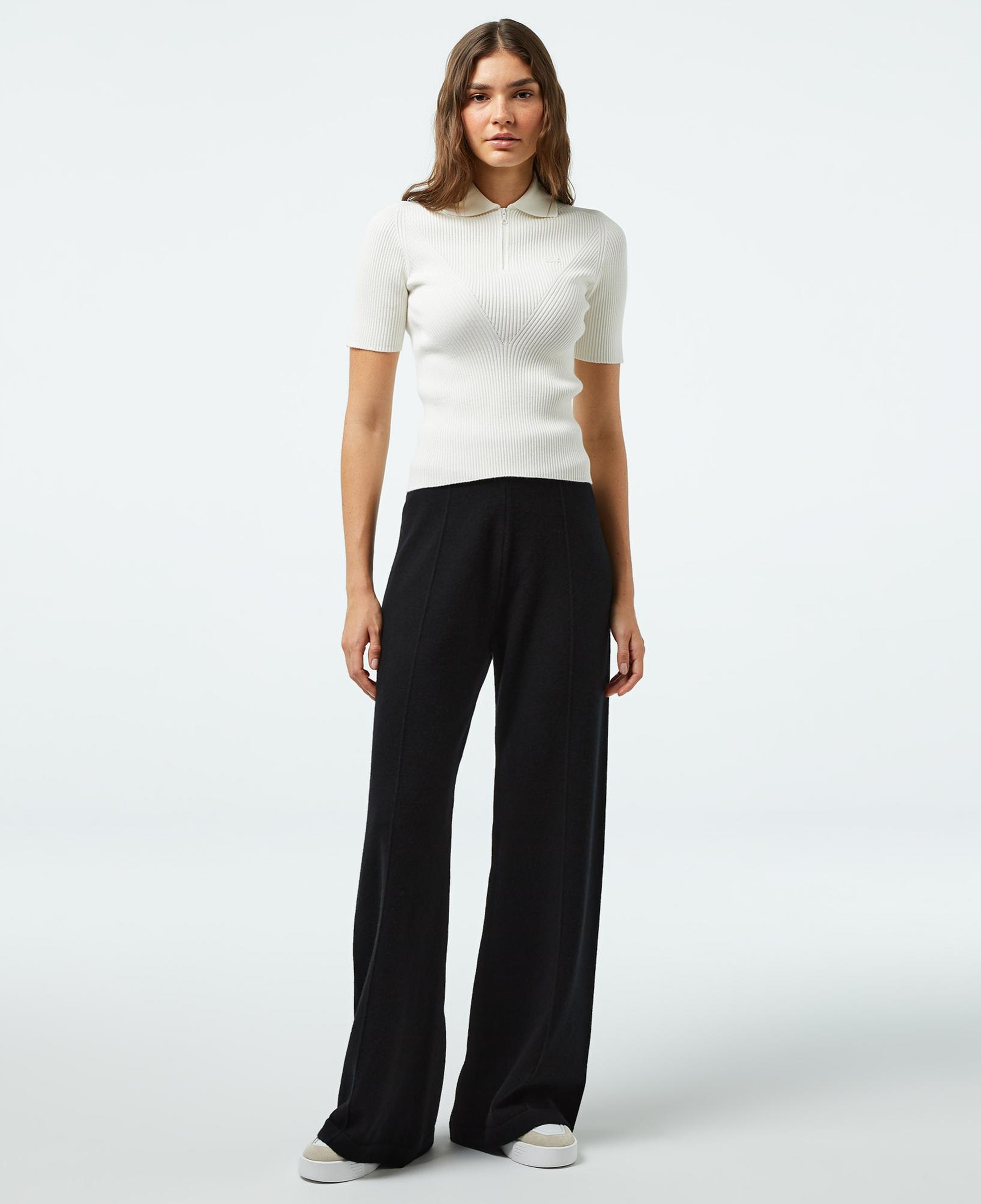 Lacoste Kadın Relaxed Fit Siyah Pantolon