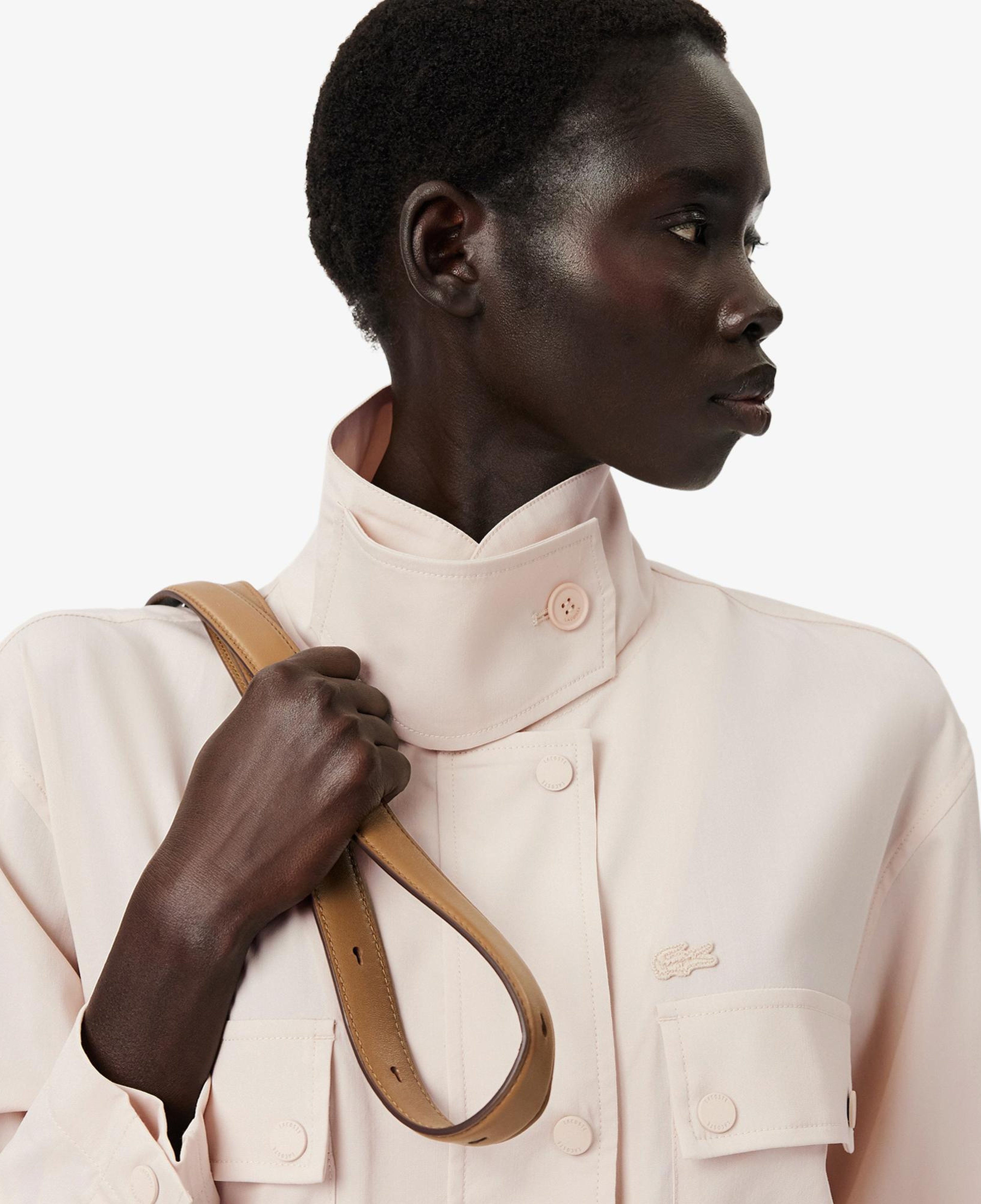 Lacoste Runway Kadın Dik Yaka Kahverengi Ceket