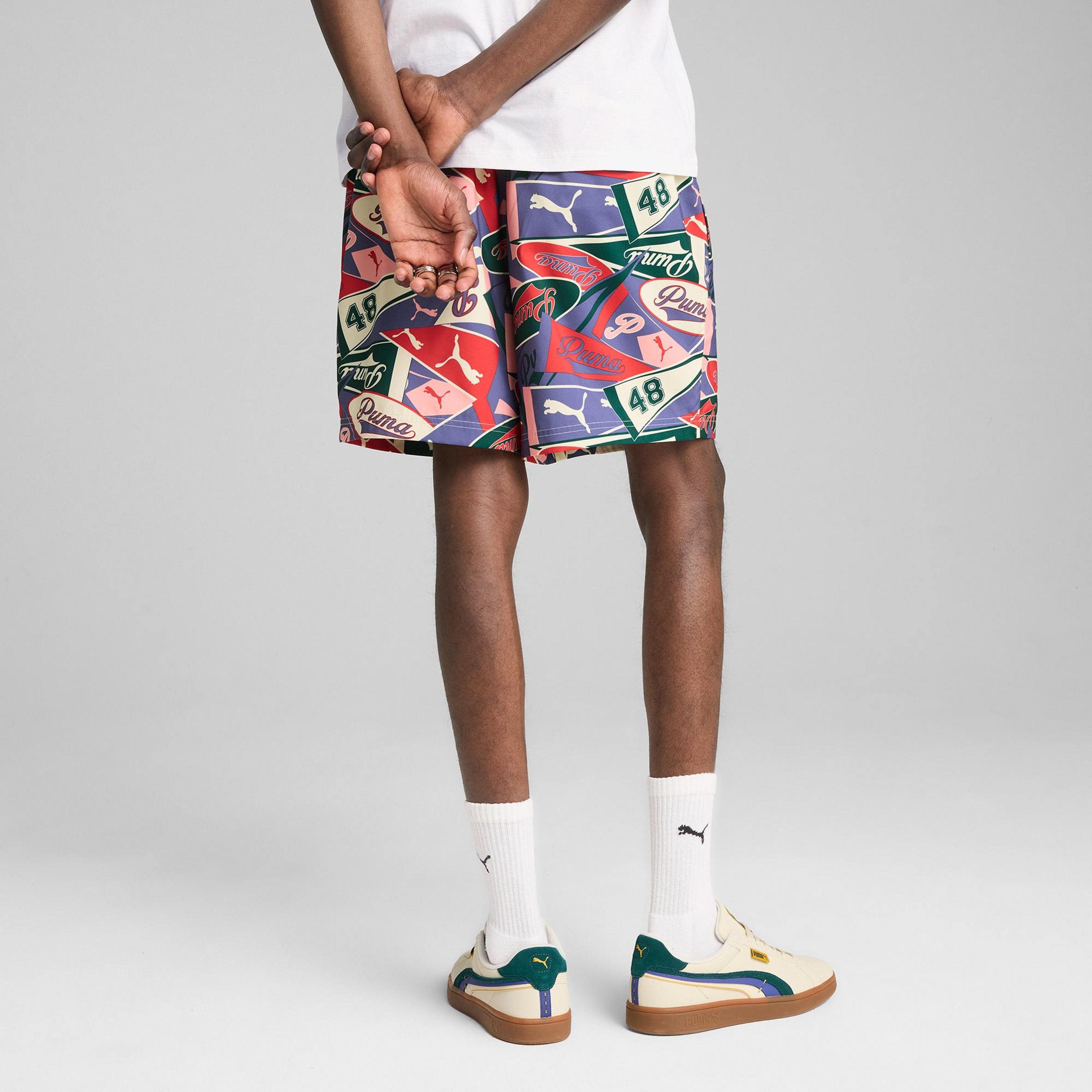 Puma Sports Legacy Graphic Relaxed Unisex Renkli Şort