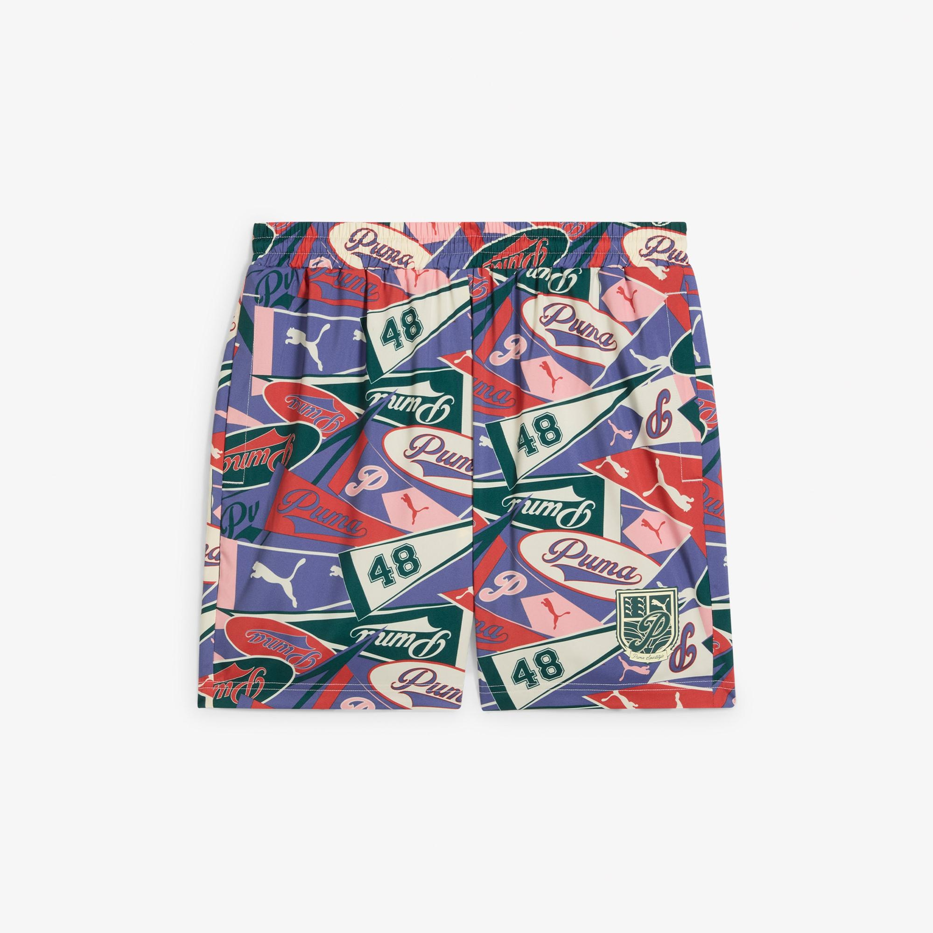 Puma Sports Legacy Graphic Relaxed Unisex Renkli Şort