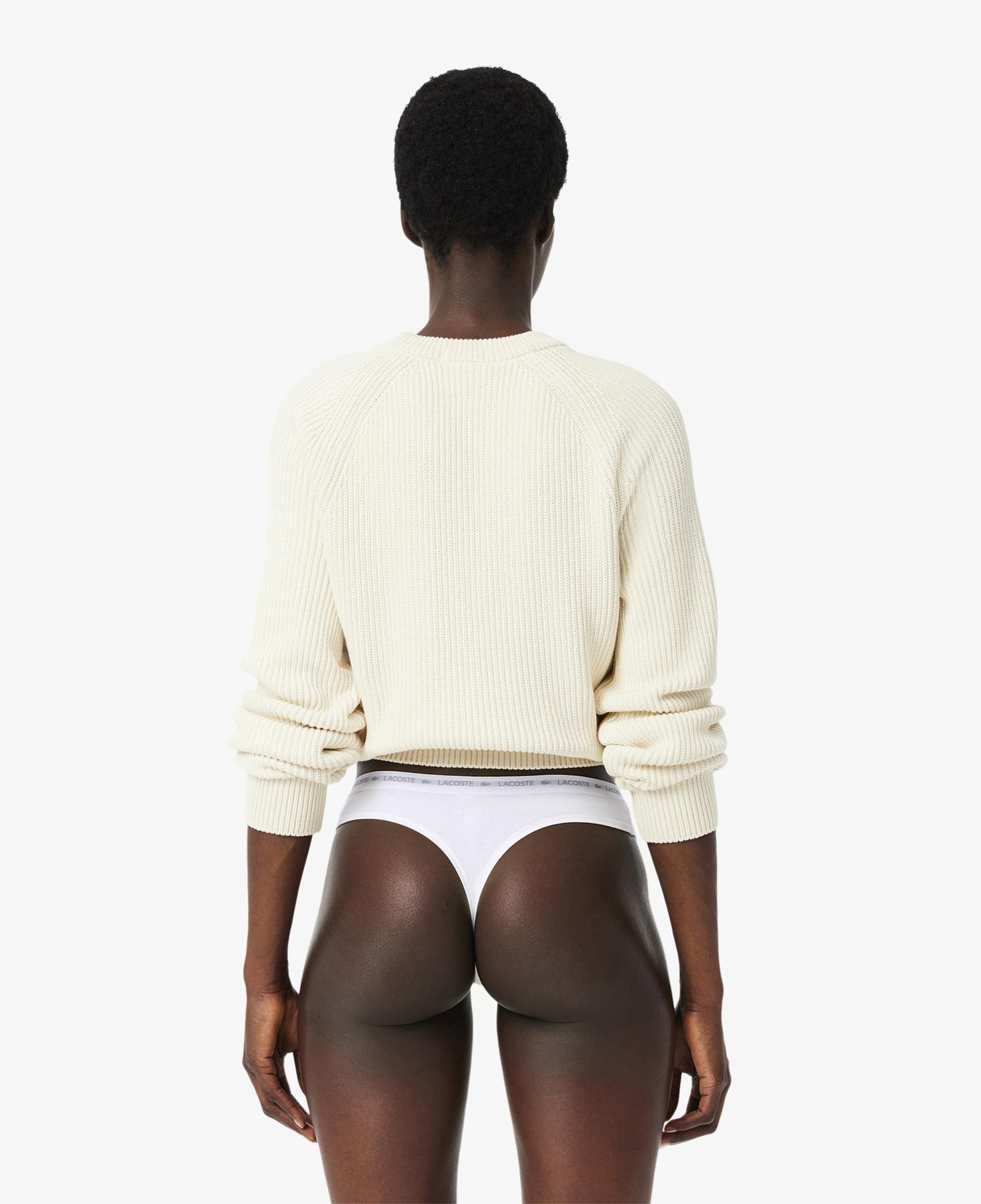 Lacoste Kadın Regular Fit 3'lü Renkli Külot