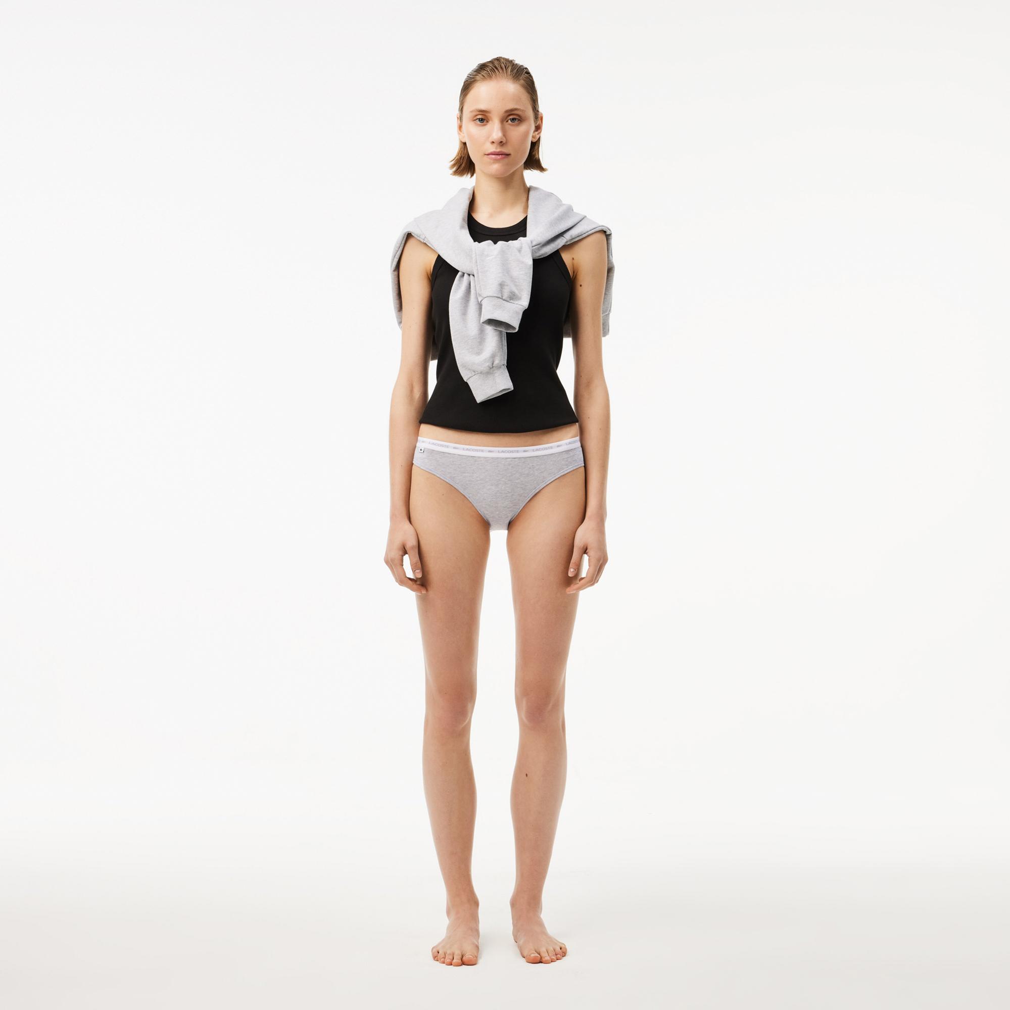 Lacoste Kadın 3'lü Renkli Külot