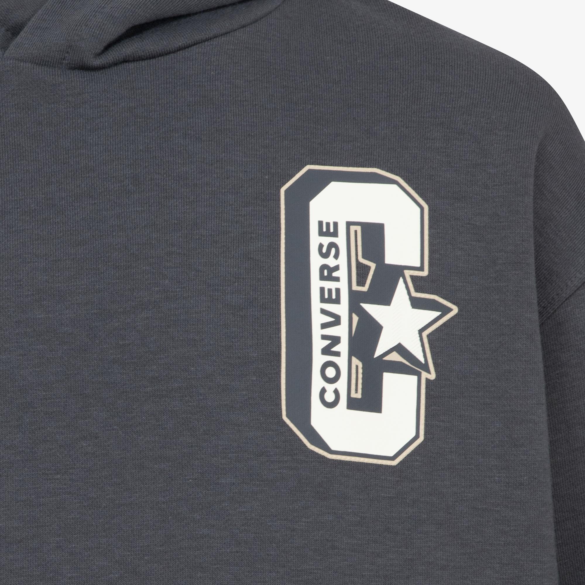 Converse Classic Çocuk Gri Sweatshirt