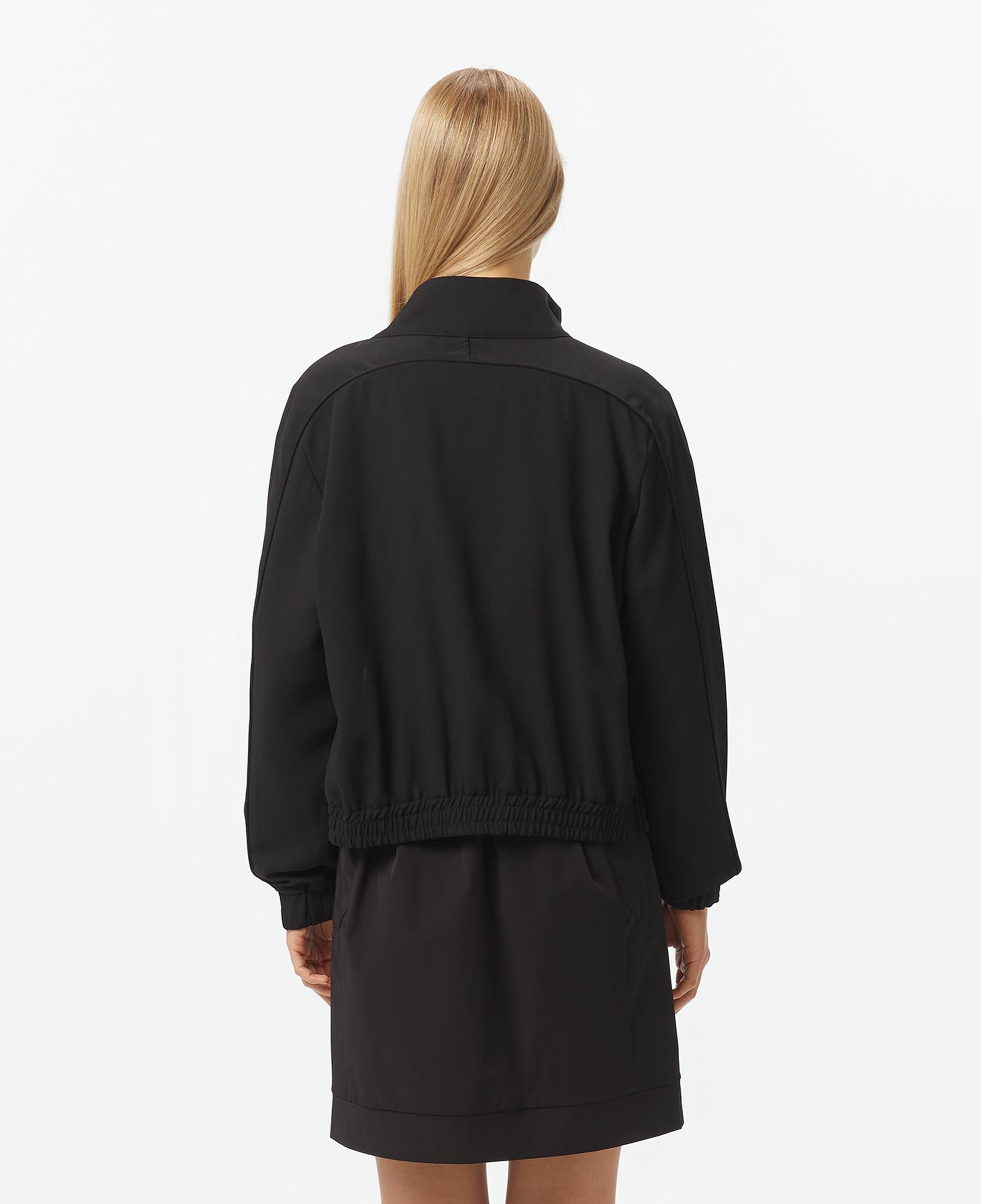 Lacoste Kadın Fermuarlı Siyah Ceket