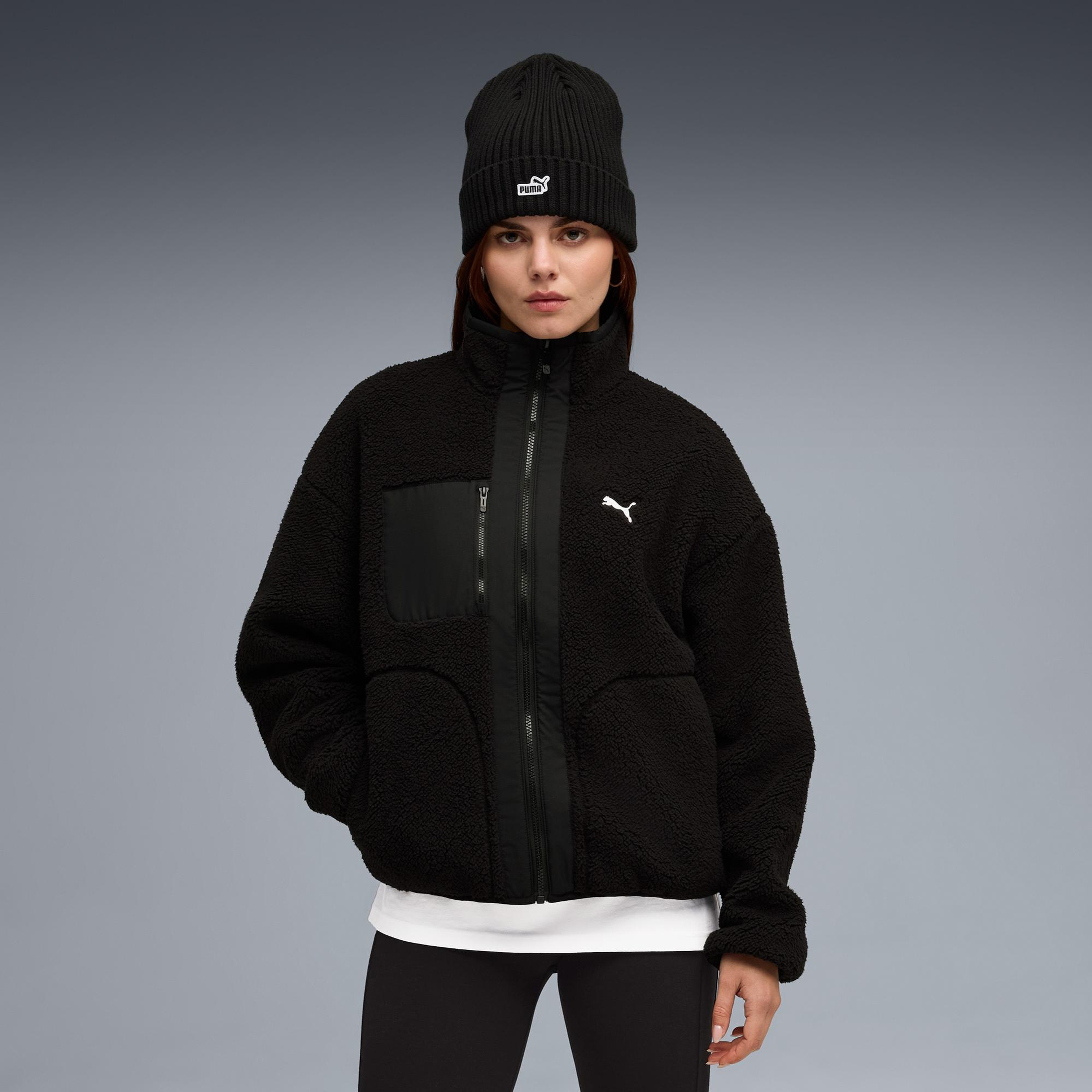 Puma Reversible Kadın Siyah Ceket
