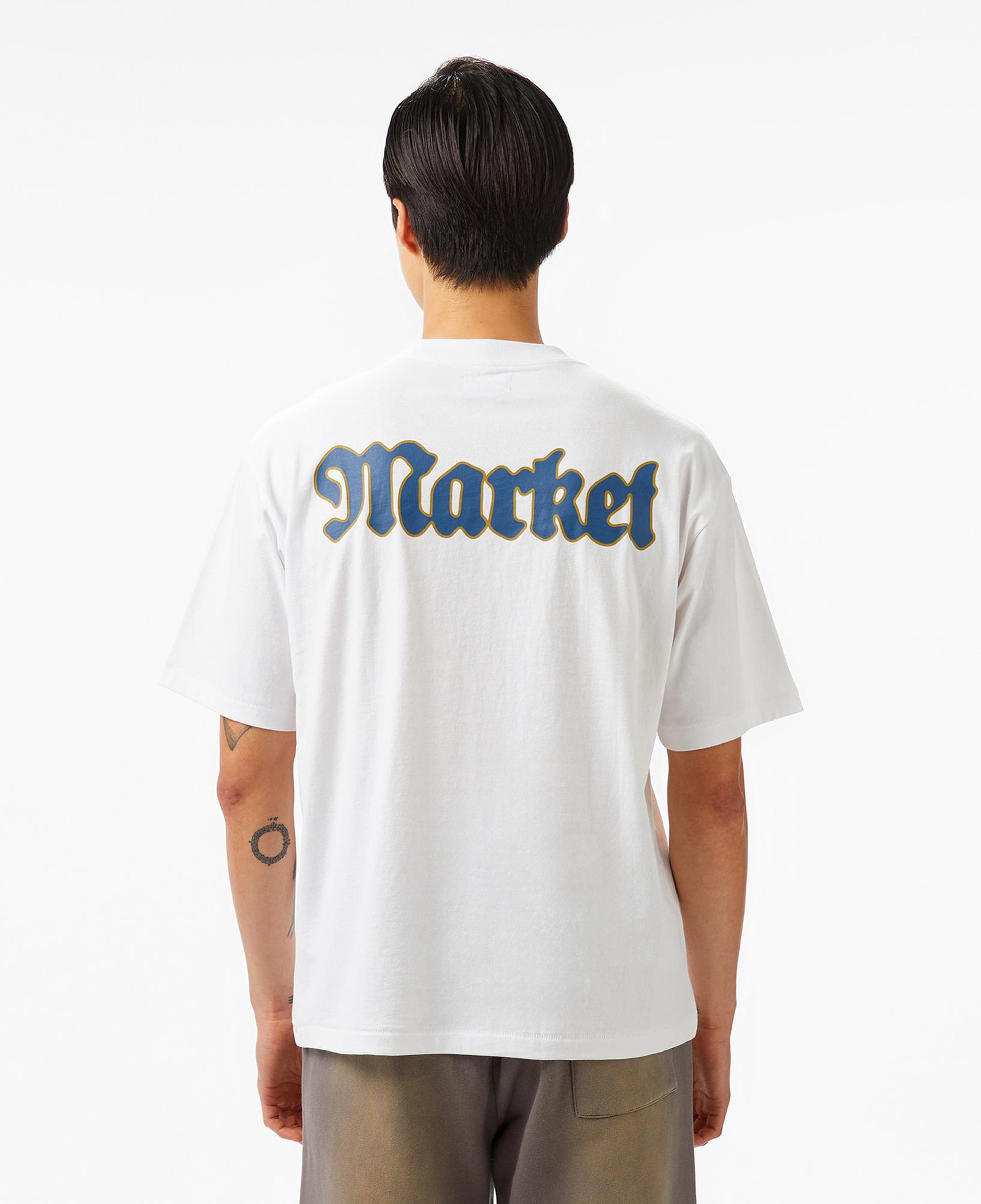 The Market Studios Pure Gold Unisex Beyaz T-Shirt