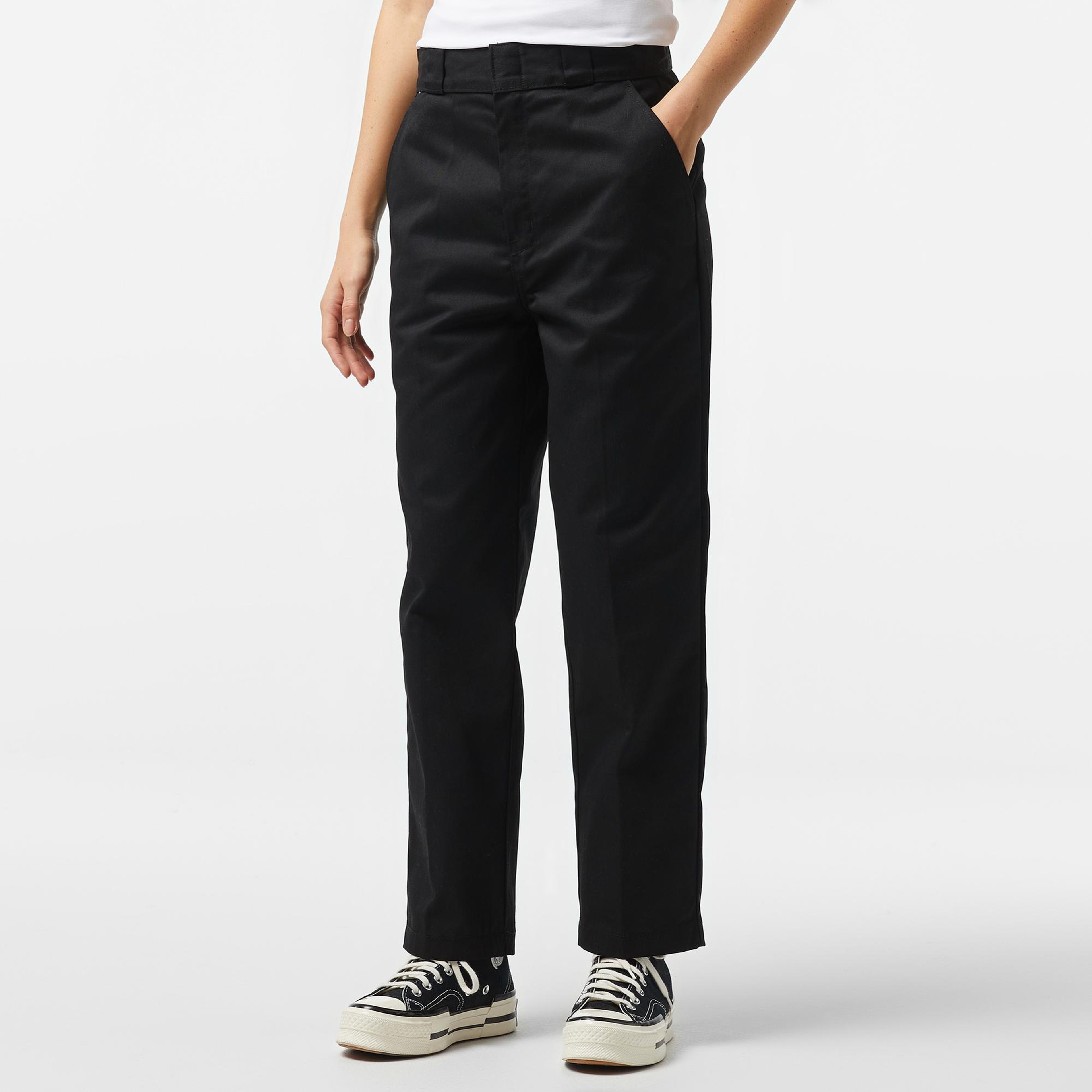 Dickies Phonenix Cropped Kadın Siyah Pantolon
