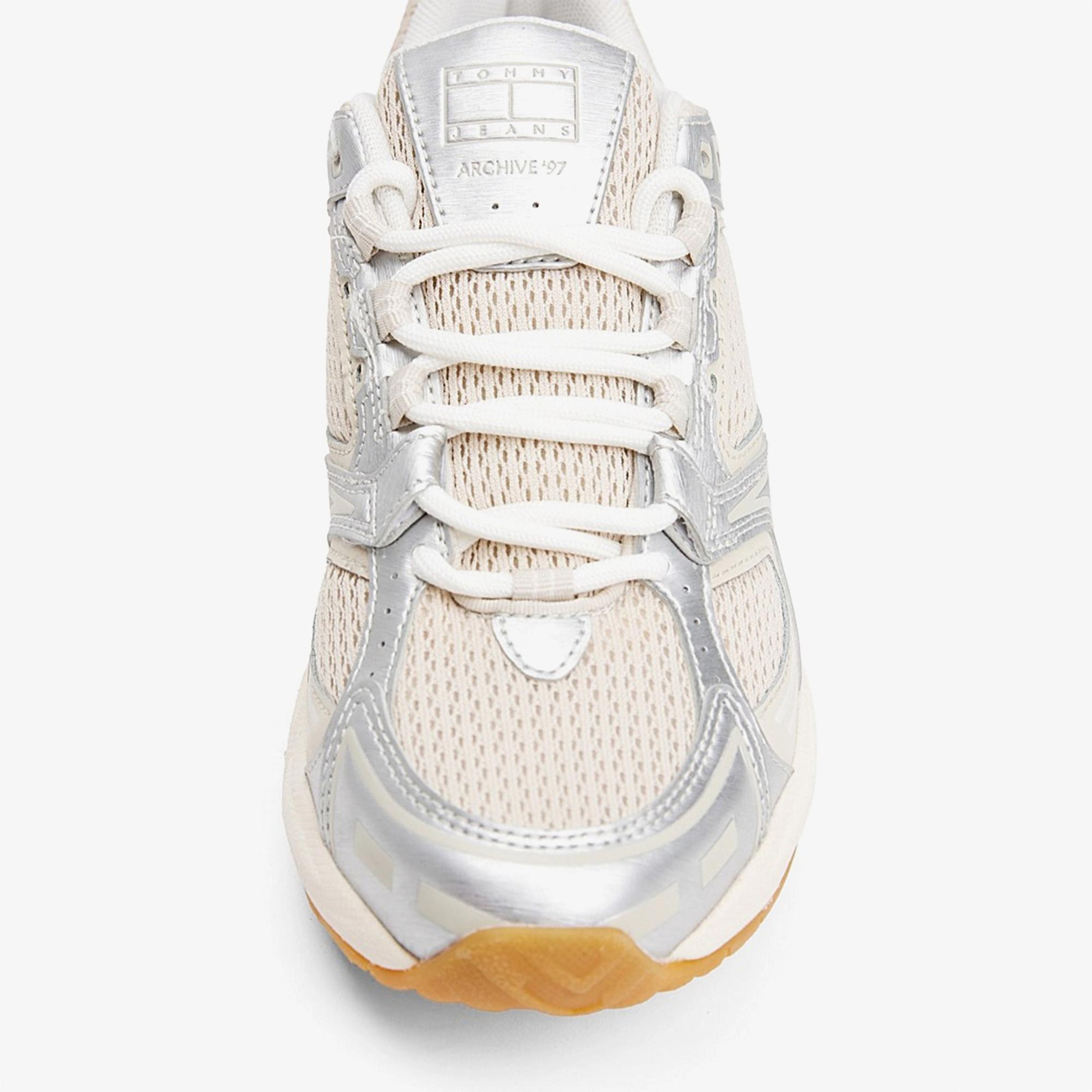 Tommy Hilfiger Archieve 97 Metallic Kadın Bej Sneaker