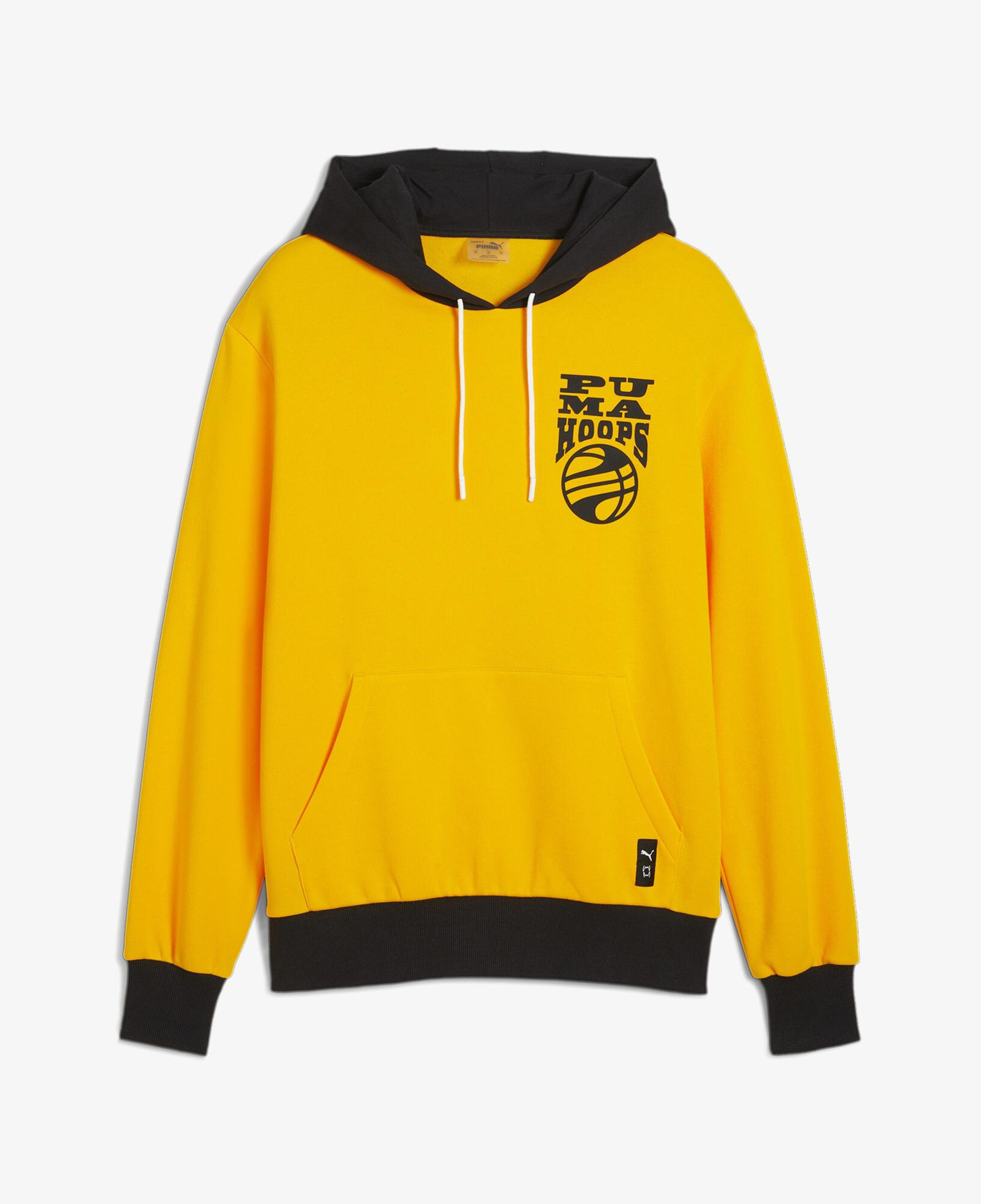 Puma Posterize 2.0 Erkek Sarı Hoodie