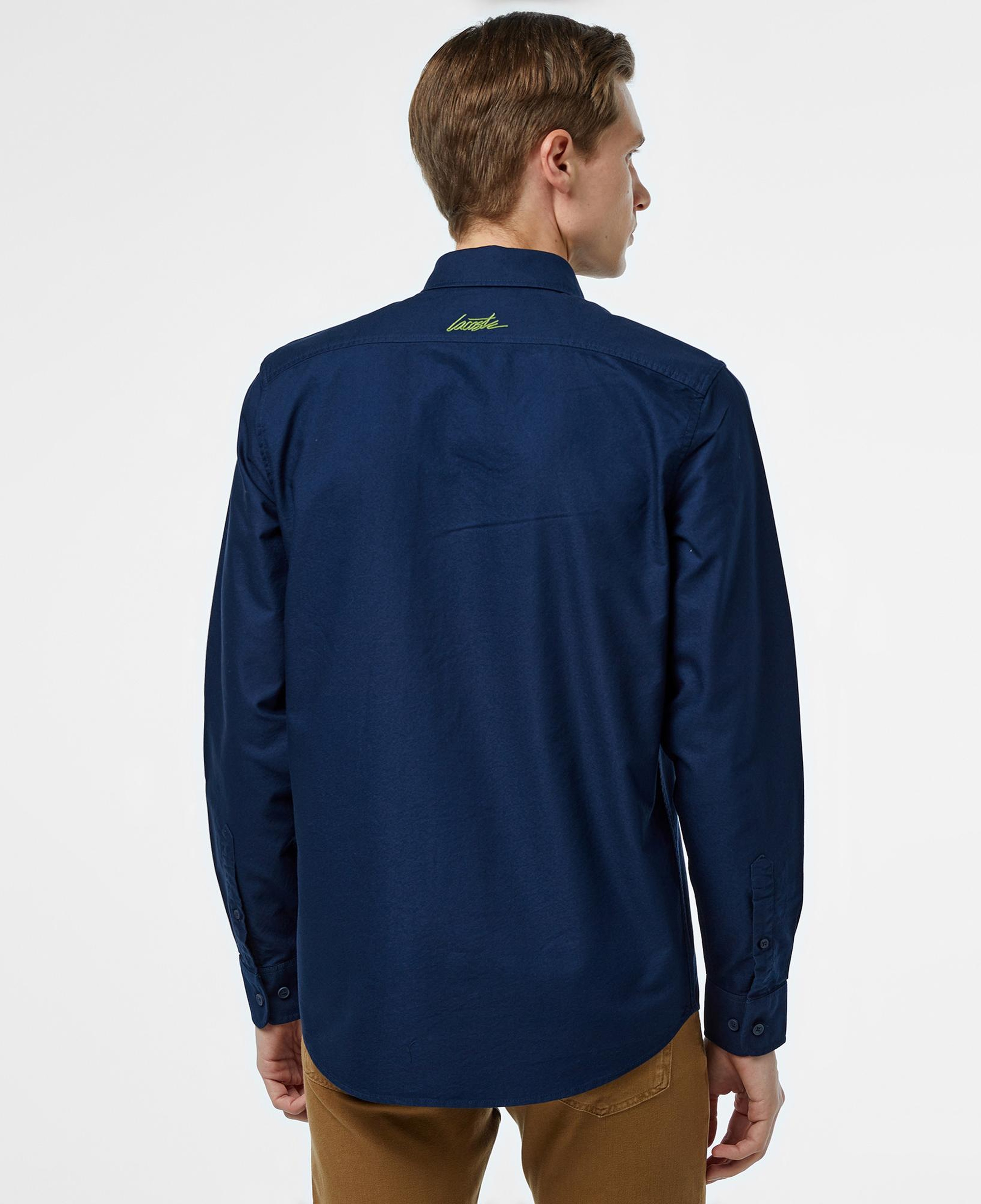 Lacoste Erkek Slim Fit Lacivert Gömlek