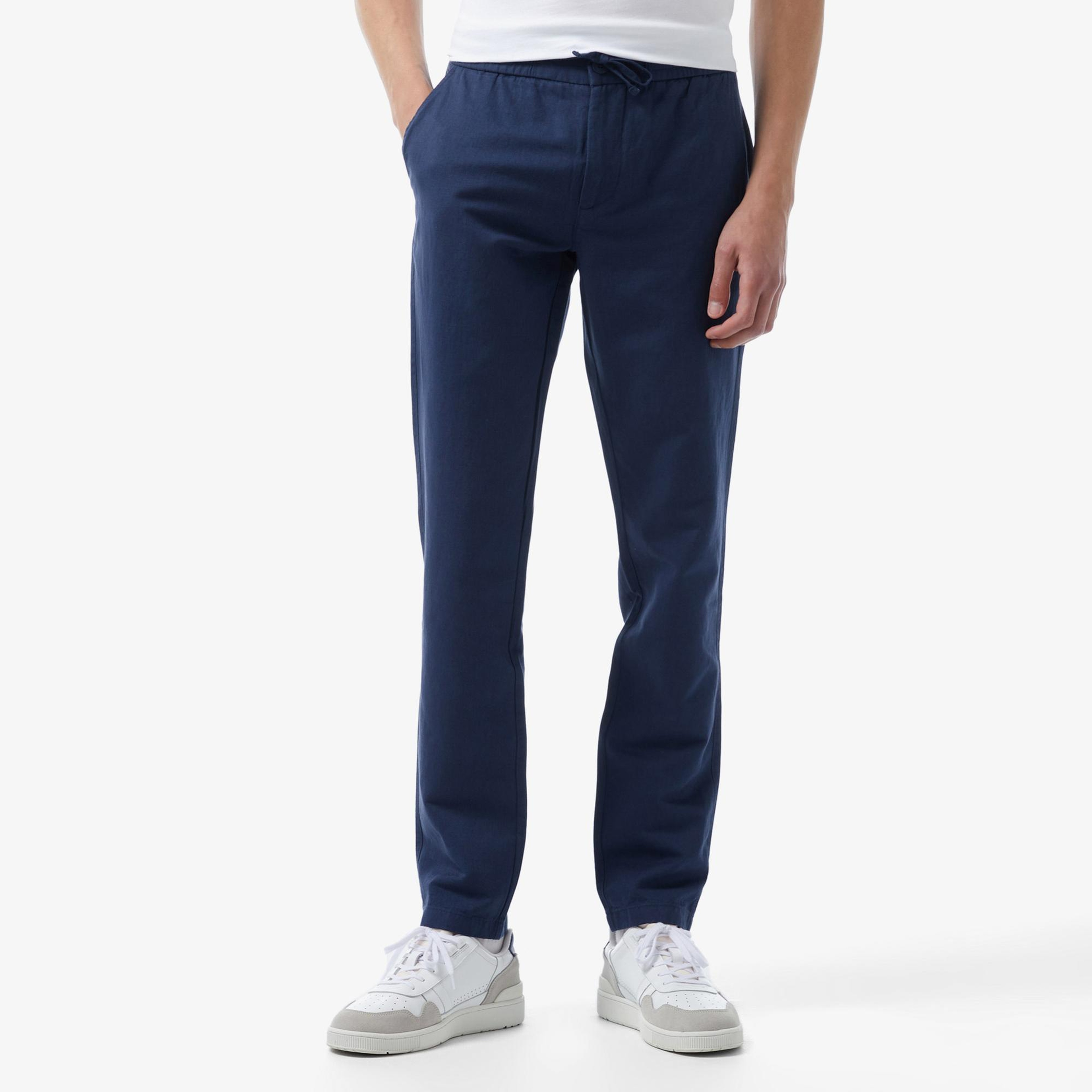 Lacoste Erkek Tapered Fit Lacivert Pantolon