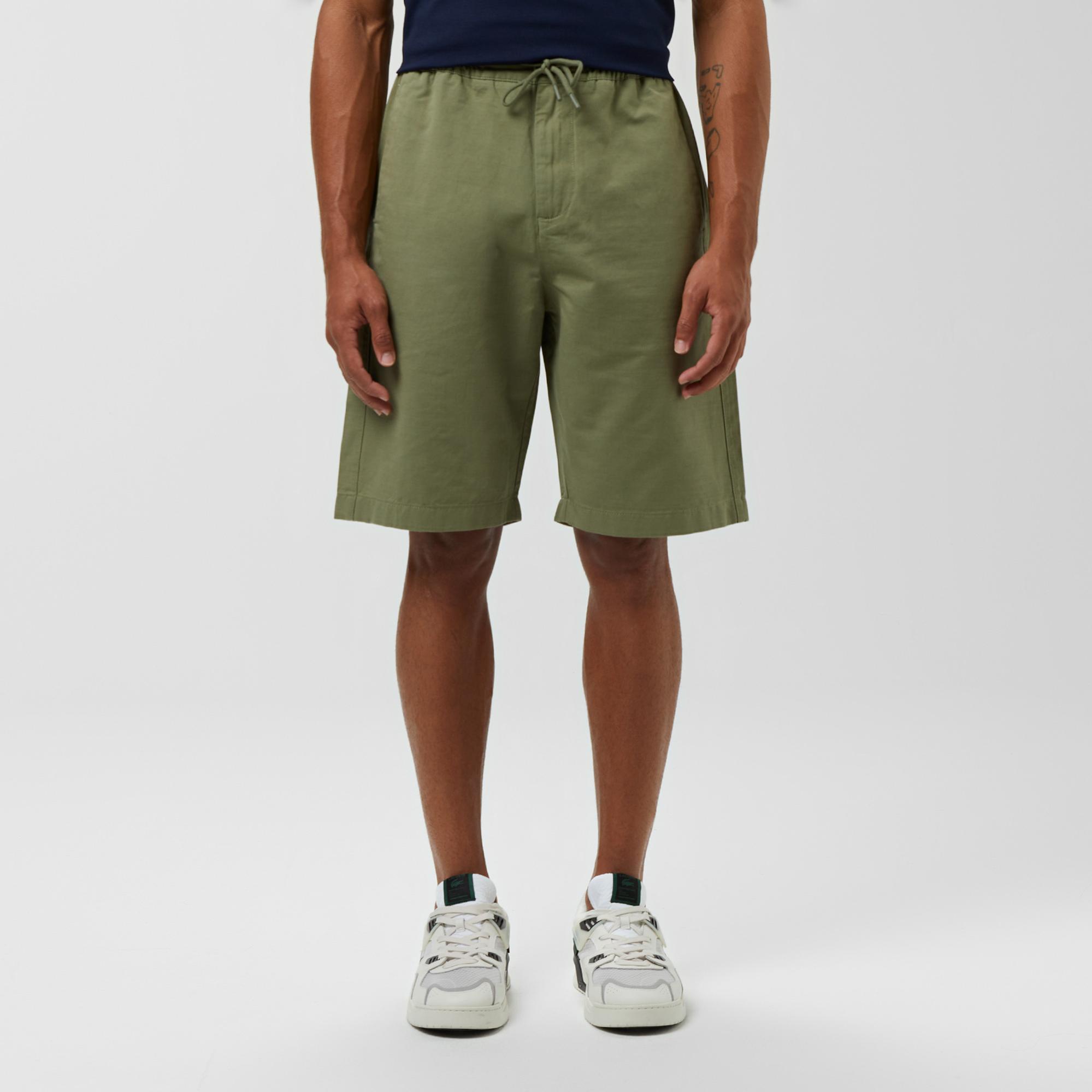 Lacoste Erkek Relaxed Fit Haki Bermuda Şort