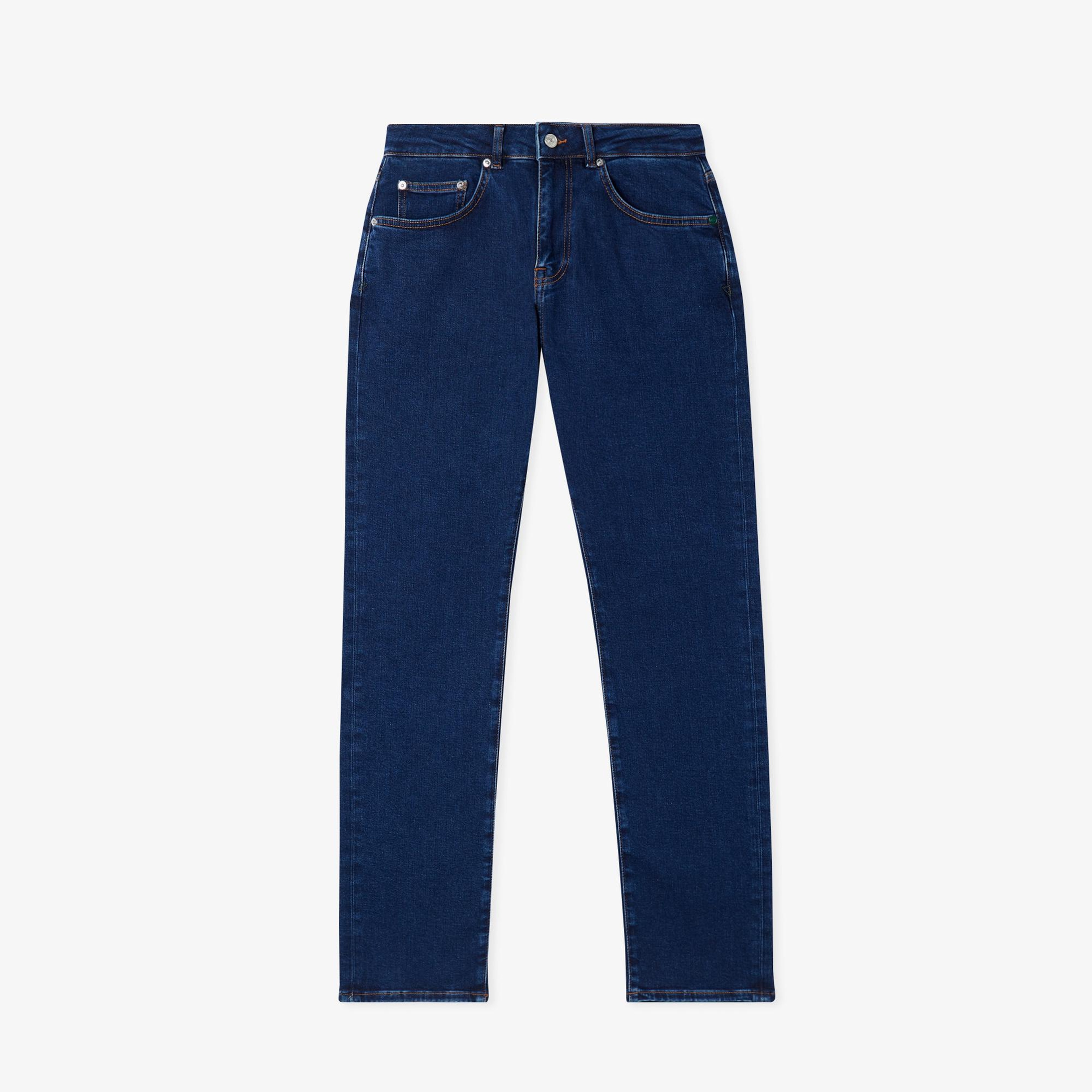 Lacoste Erkek Regular Fit Lacivert Jean Pantolon