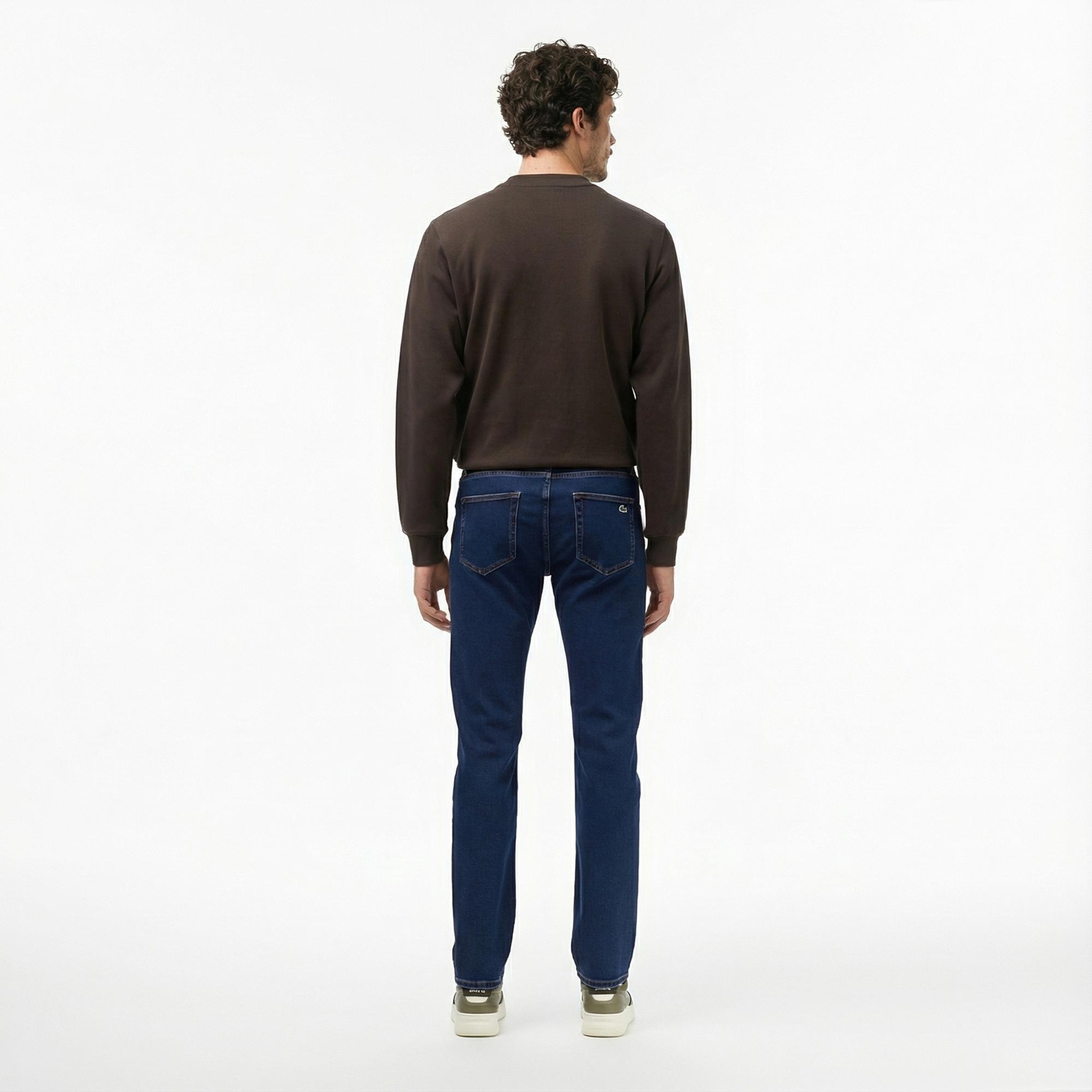 Lacoste Erkek Regular Fit Lacivert Jean Pantolon
