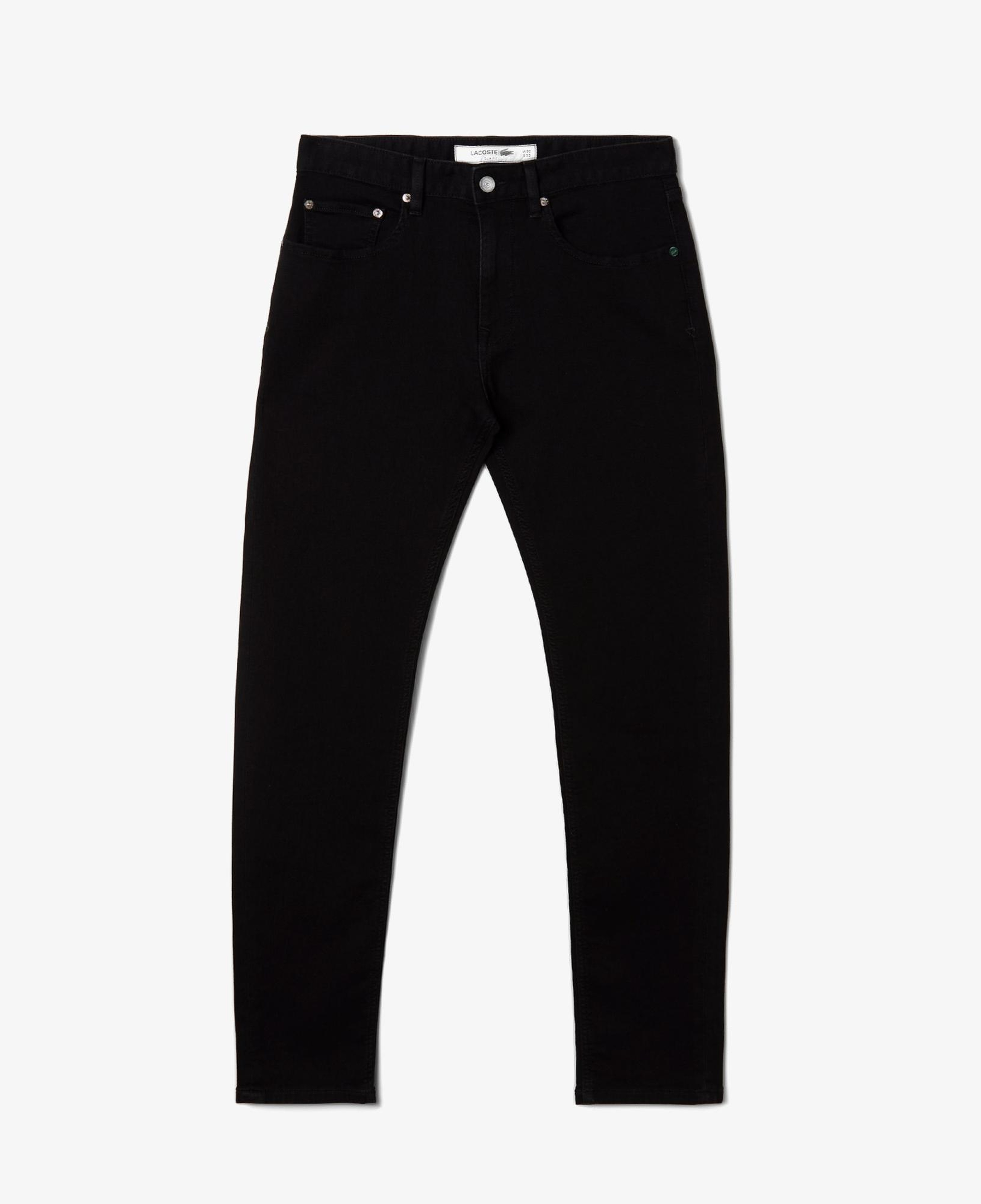 Lacoste Erkek Slim Fit Siyah Jean Pantolon