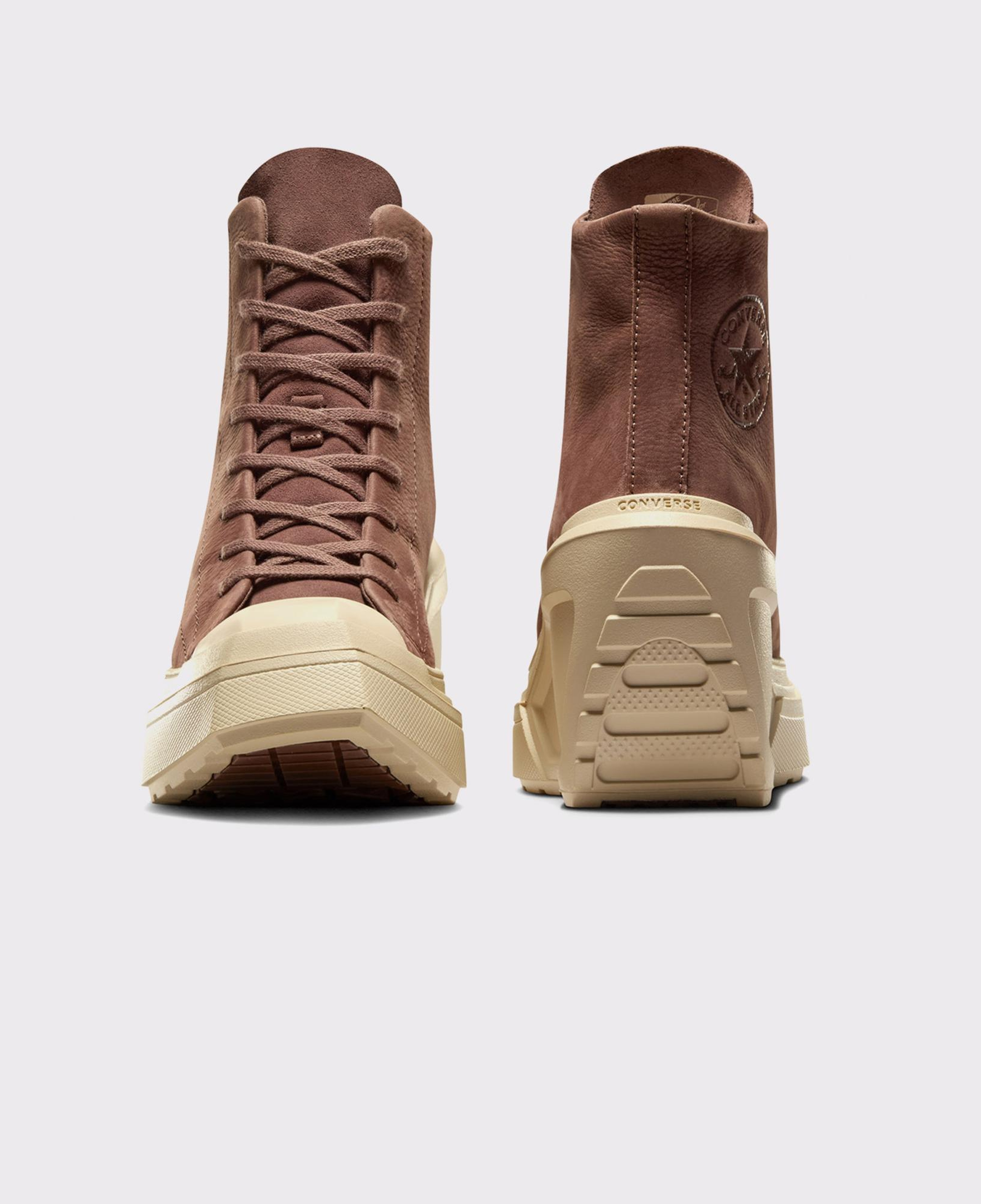 Converse Chuck 70 De Luxe Wedge Kadın Kahverengi Deri Platform Sneaker