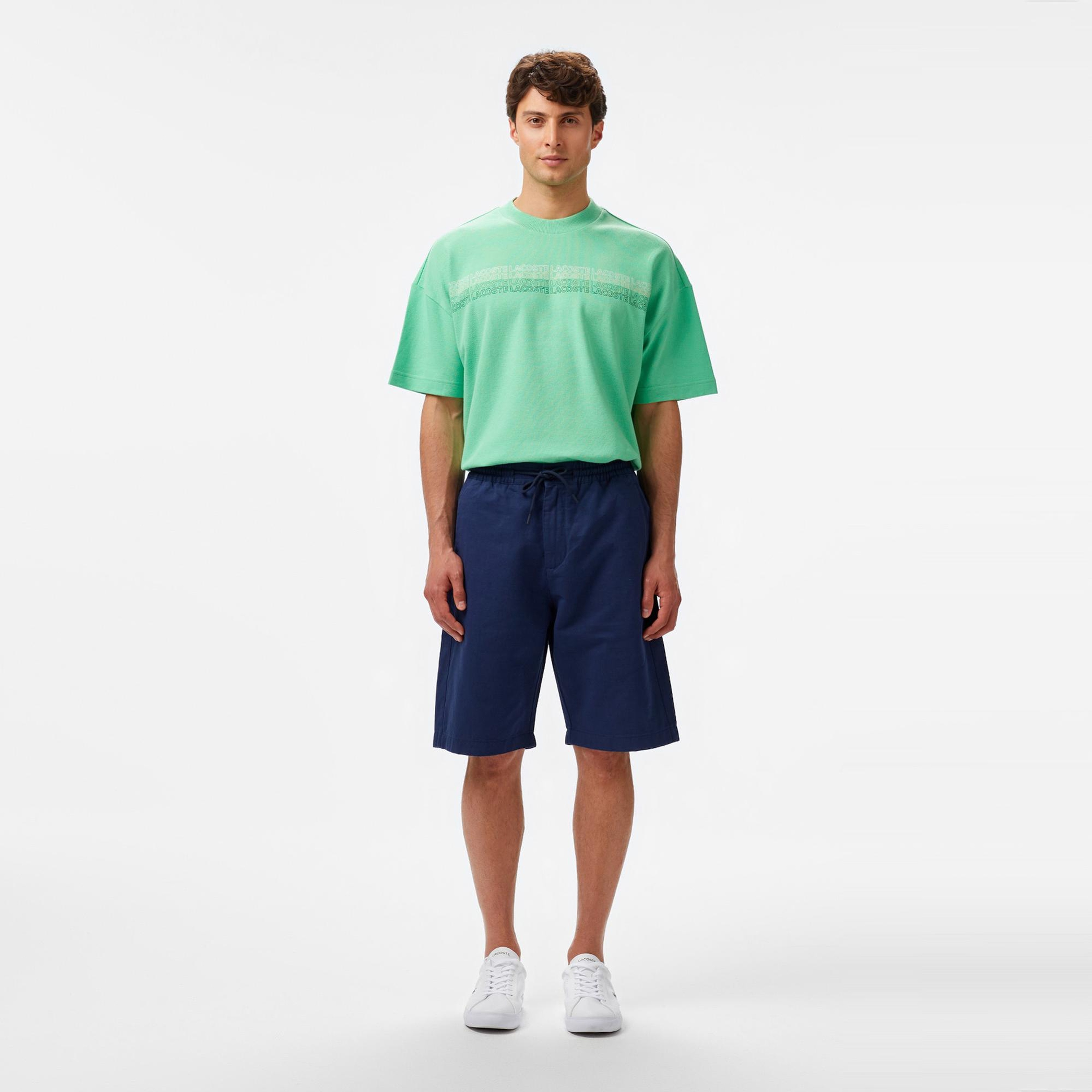 Lacoste Erkek Relaxed Fit Lacivert Bermuda Şort