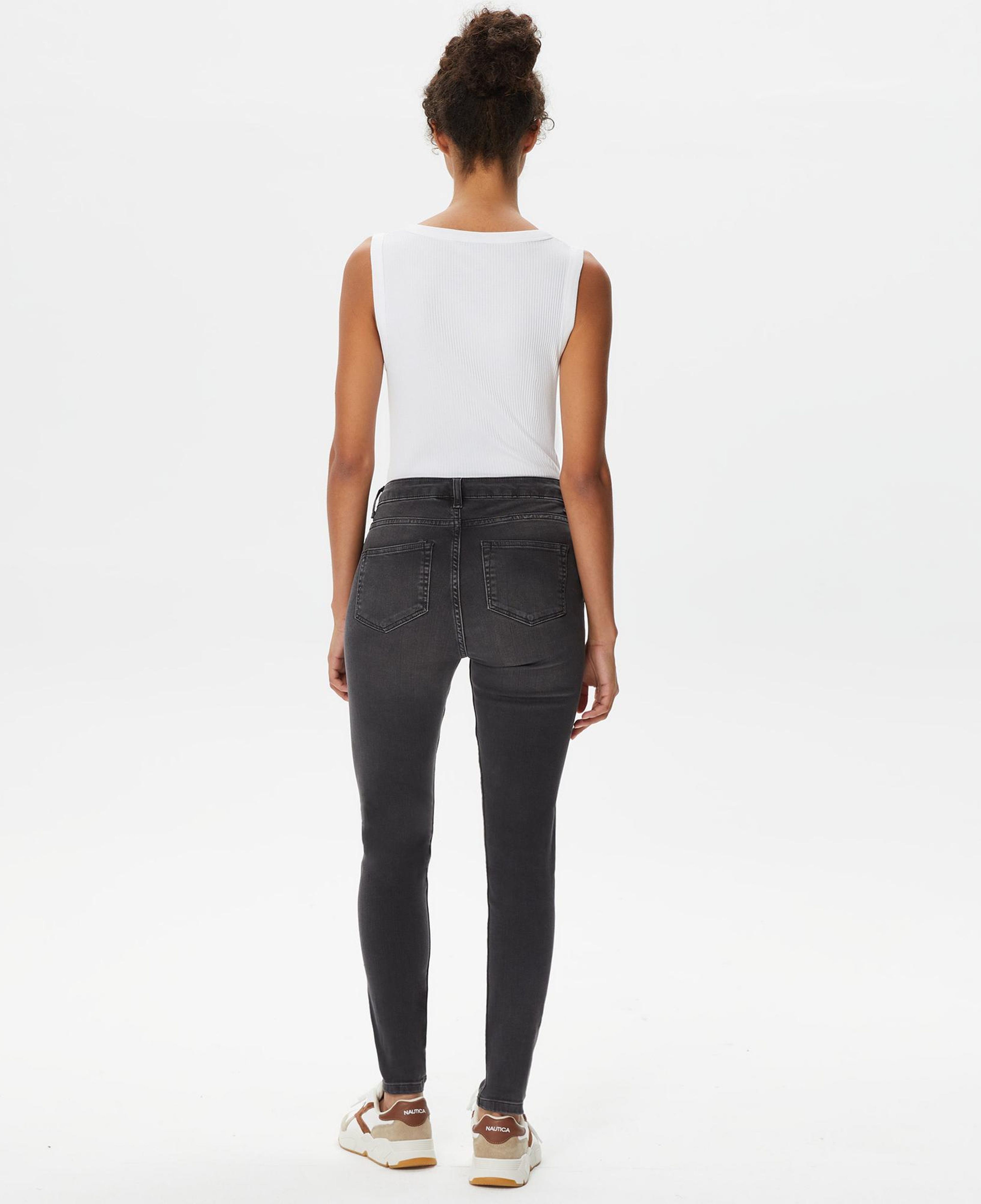 Nautica Kadın Siyah Standart Fit Jean Pantolon