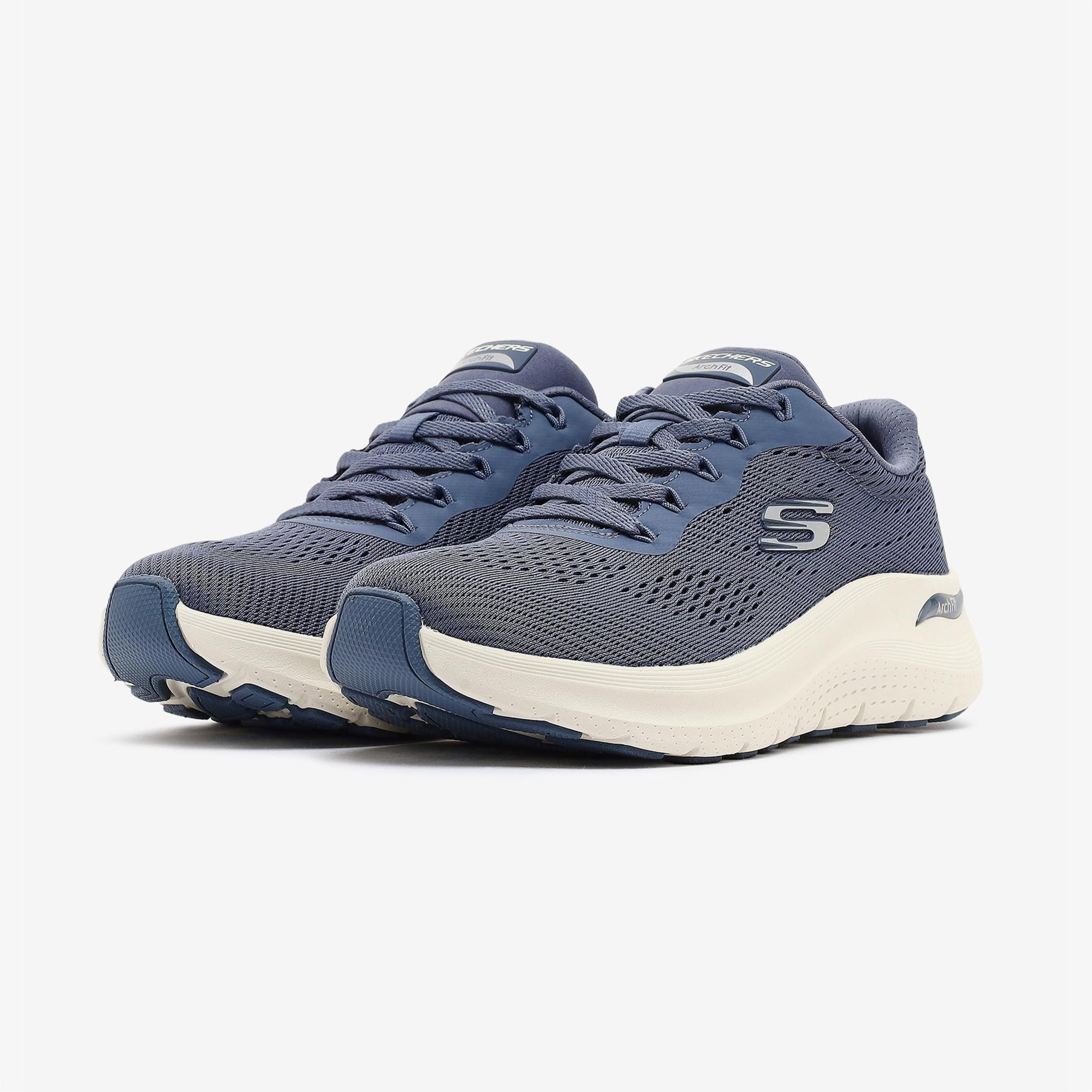 Skechers Arch Fit 2.0 Big League Kadın Gri Spor Ayakkabı