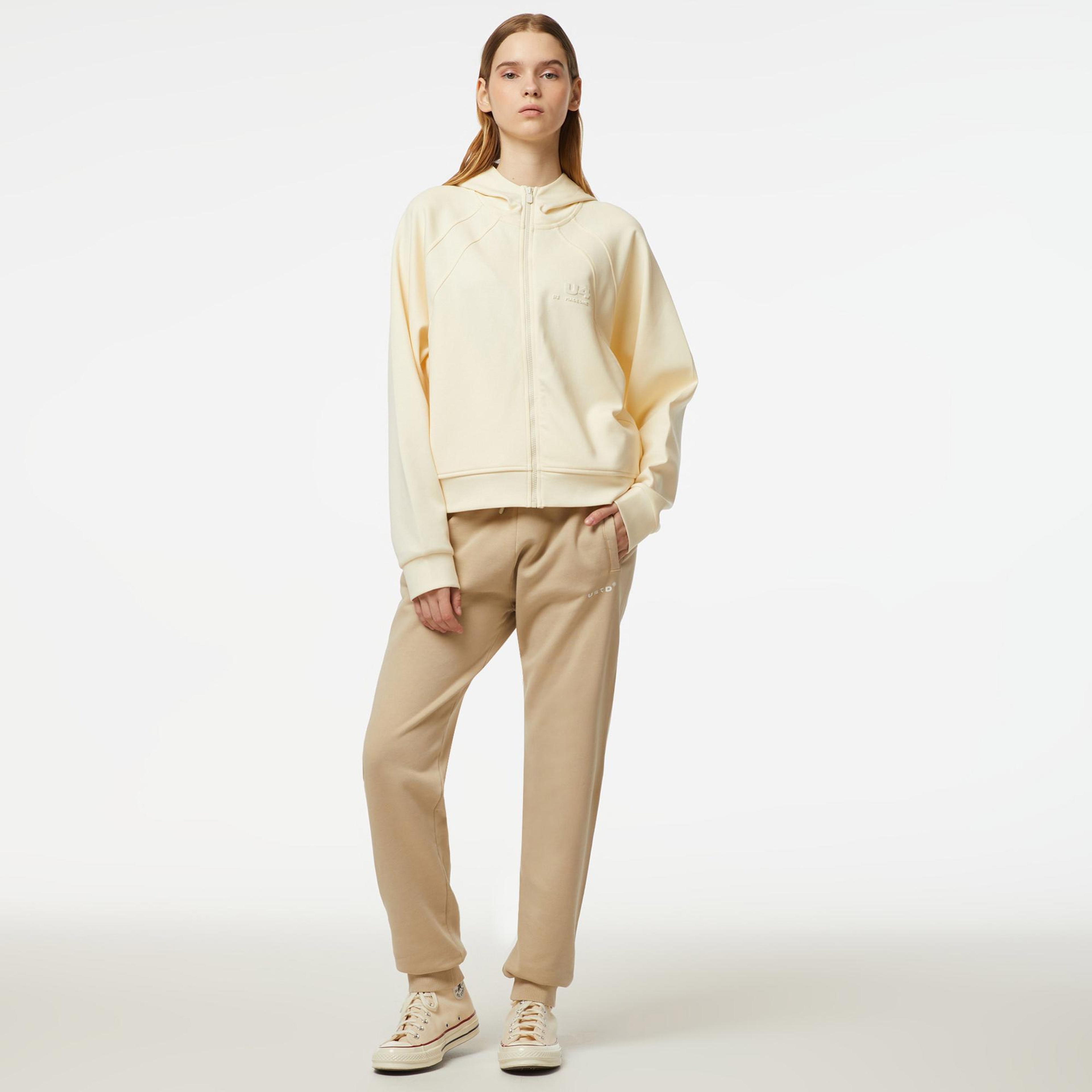 UNITED4 Classic Kadın Krem Eşofman Altı