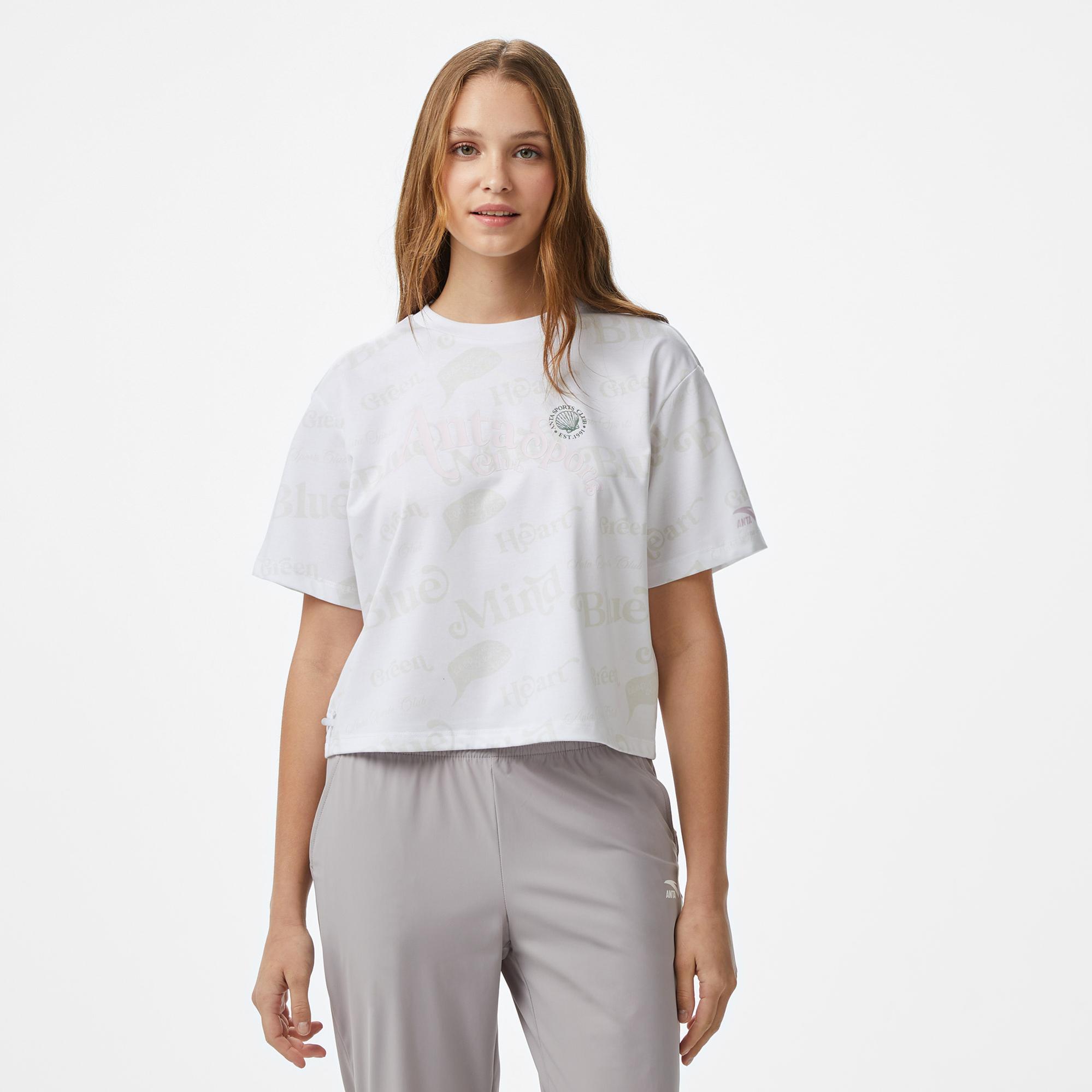 Anta Sports Kadın Beyaz T-Shirt