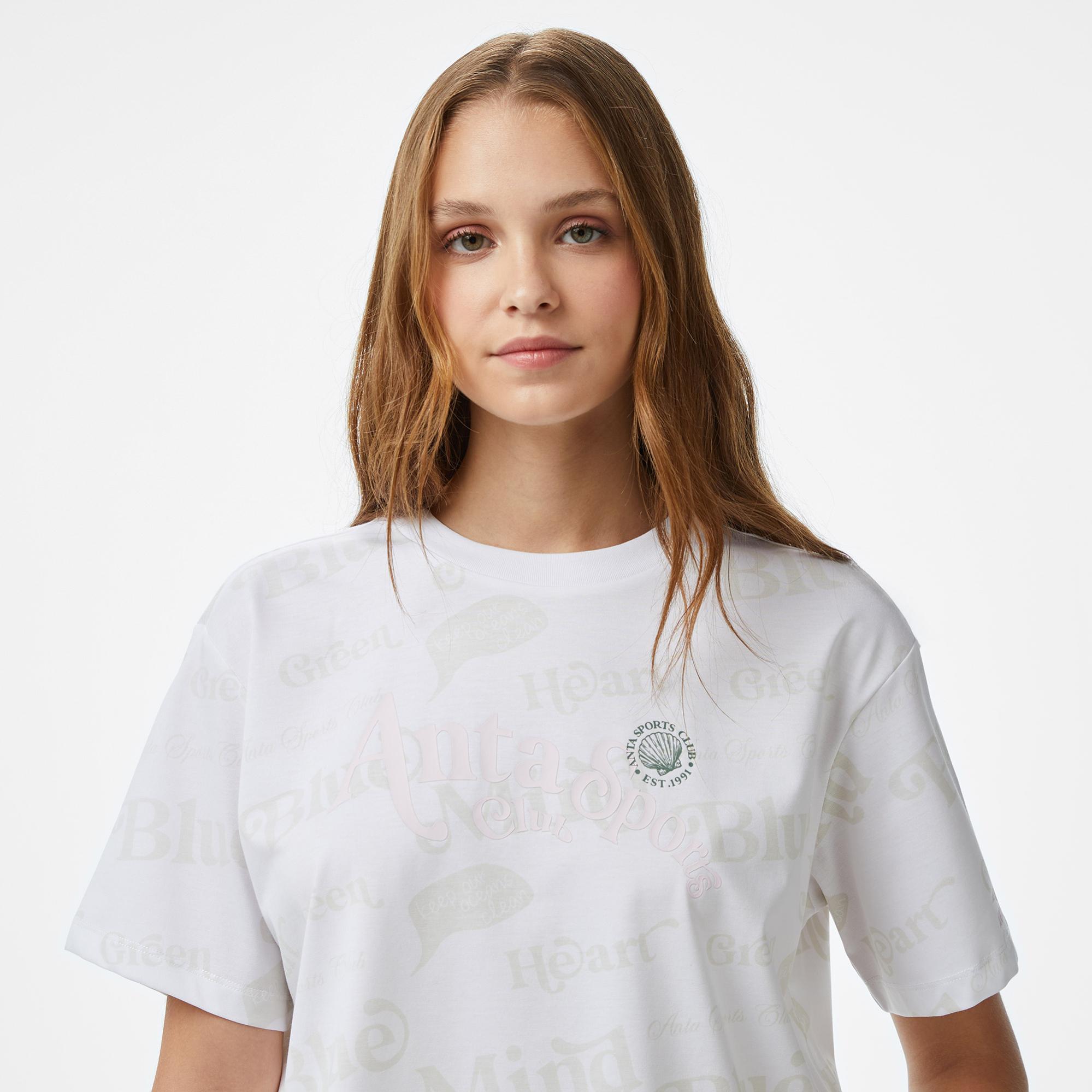 Anta Sports Kadın Beyaz T-Shirt