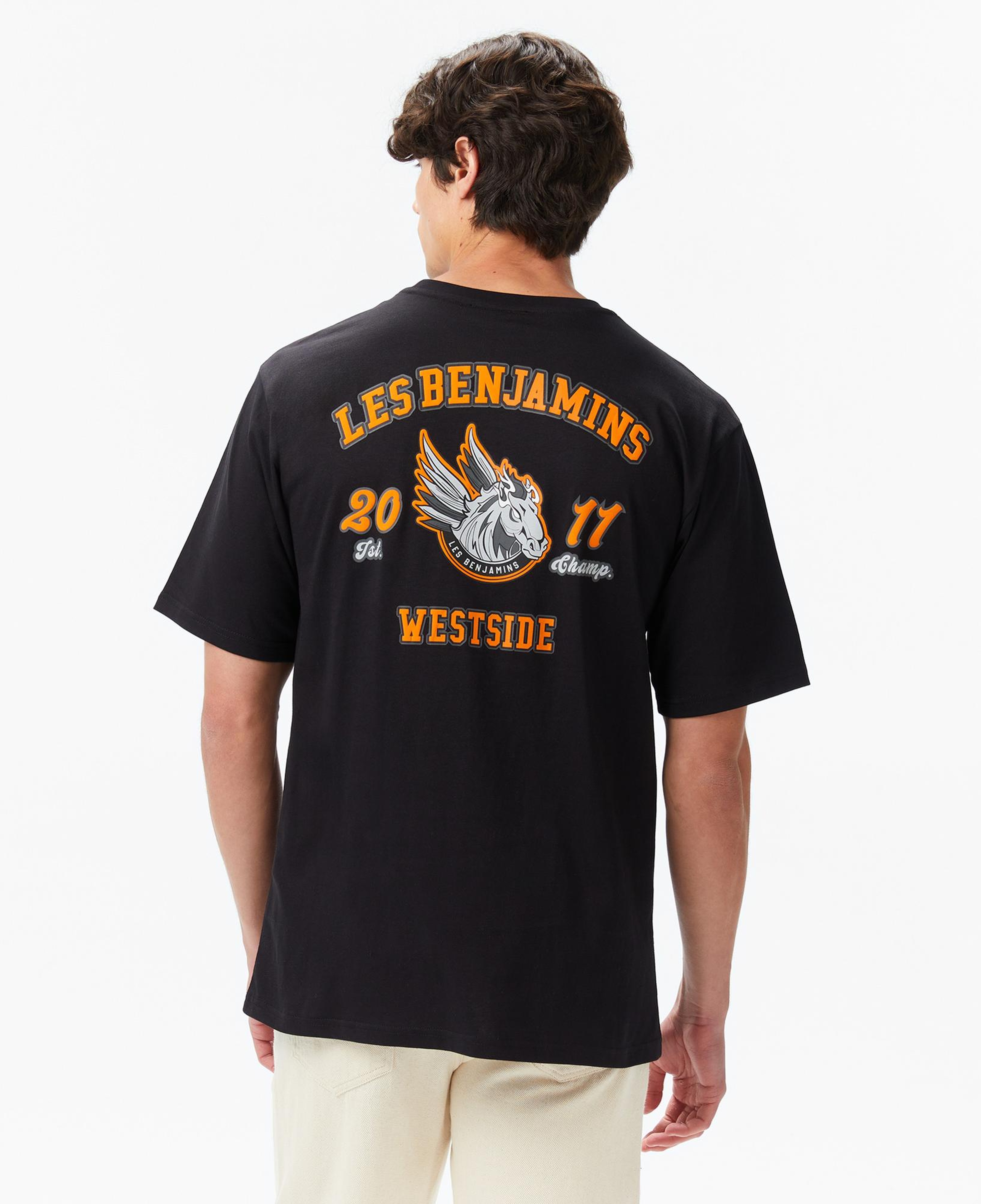 Les Benjamins Erkek Siyah T-Shirt