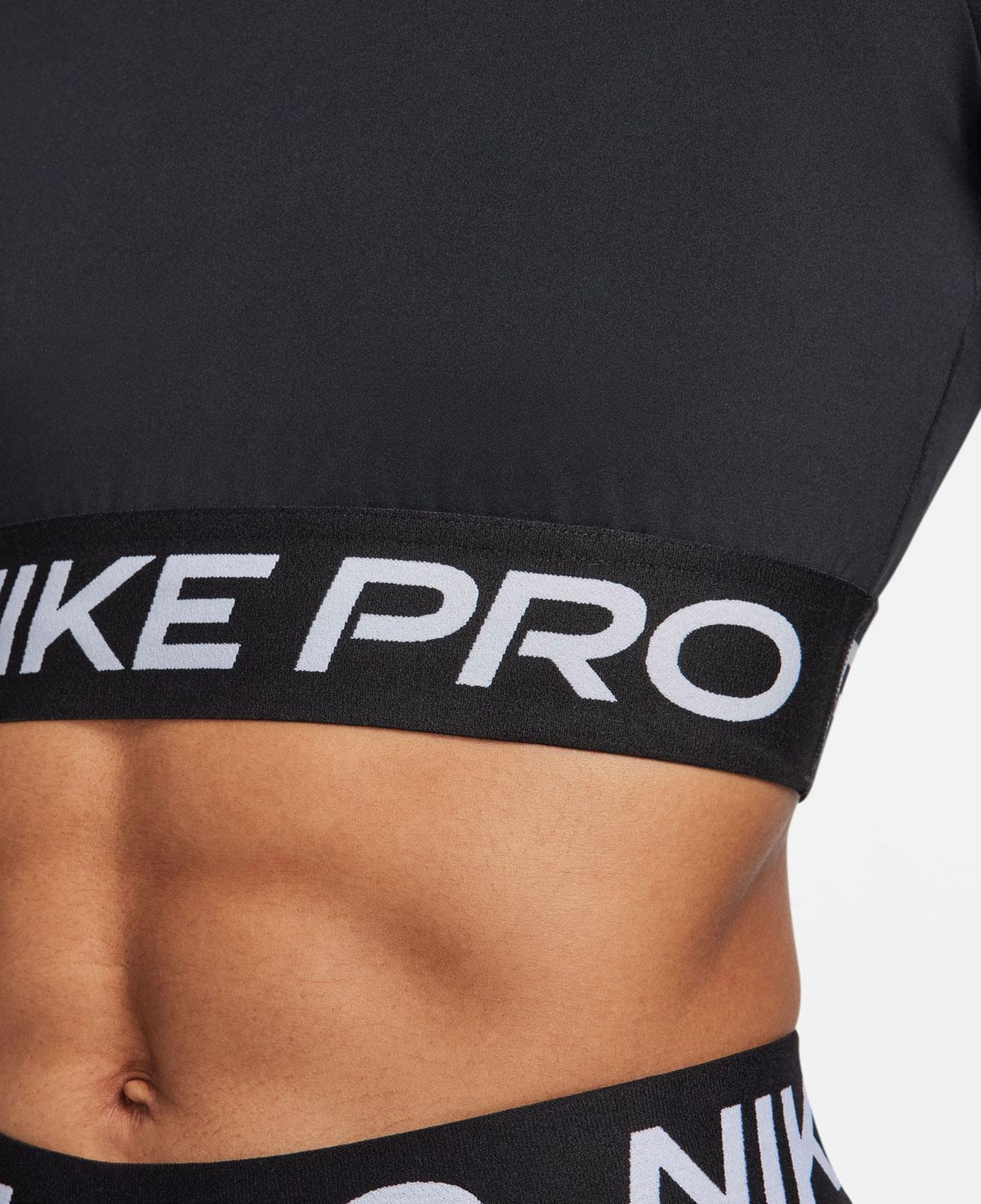 Nike Pro Dri-Fit 365 Kadın Siyah Crop T-Shirt