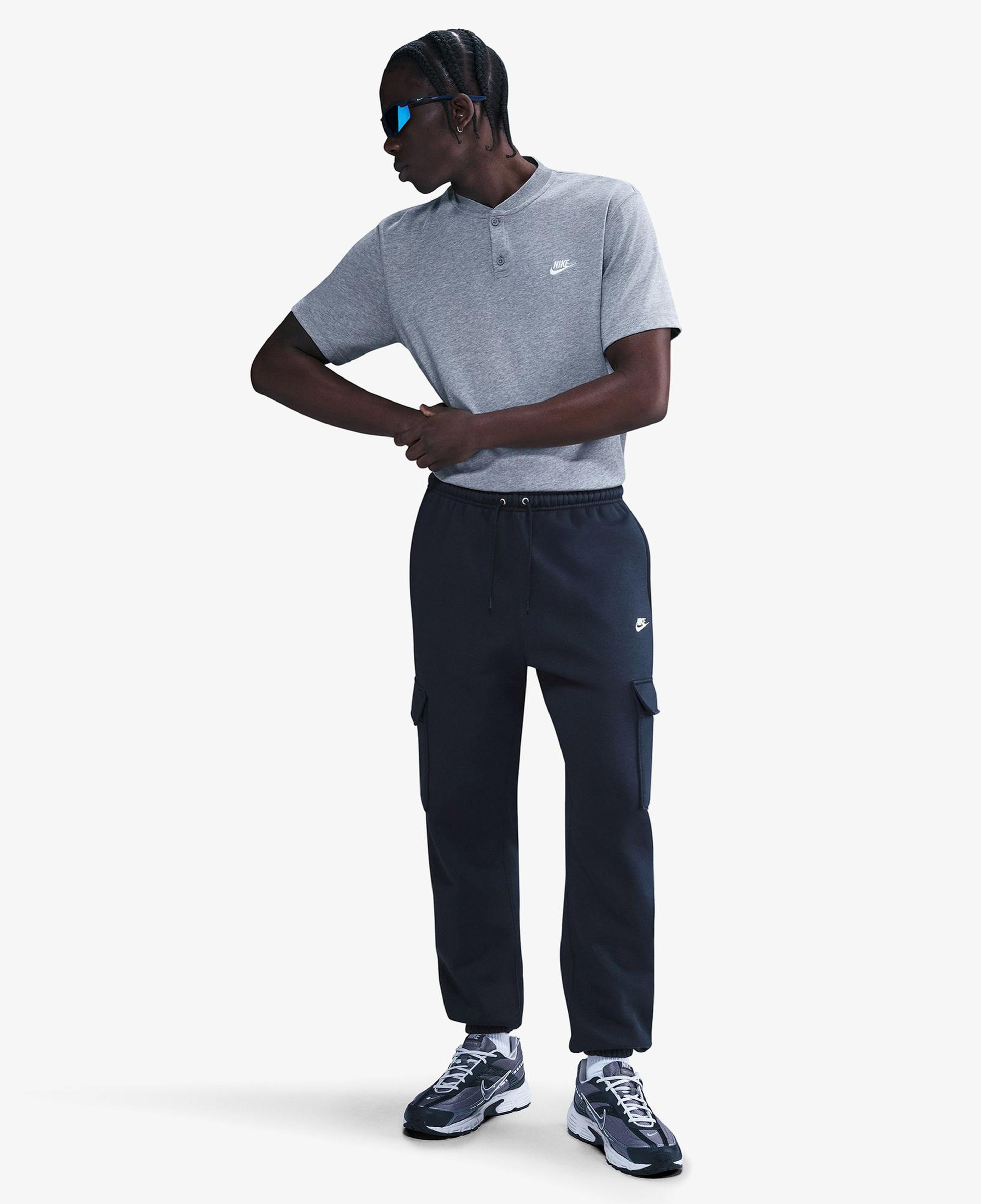 Nike Club Cargo Erkek Lacivert Eşofman Altı