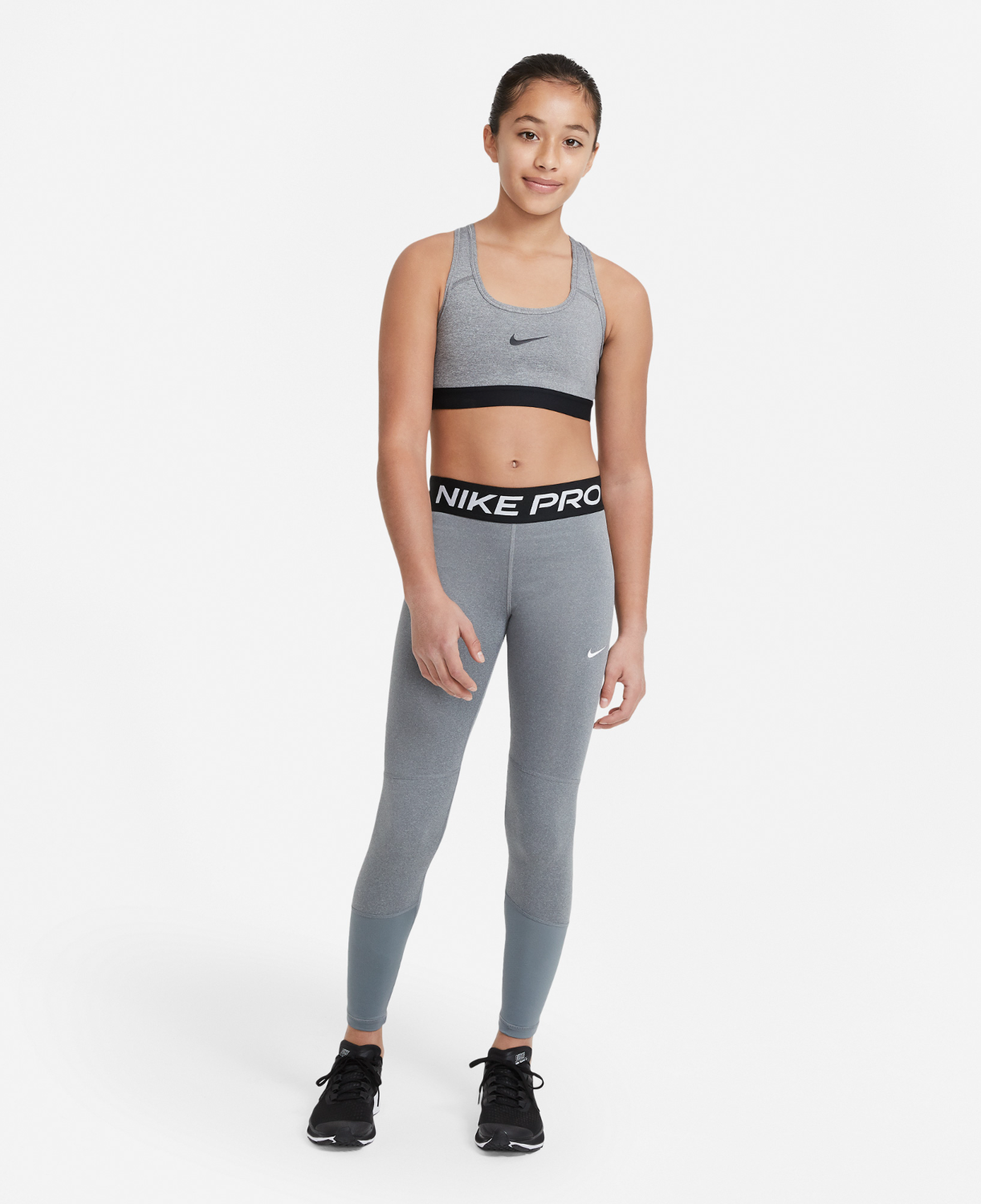 Nike Pro Legging Çocuk Gri Tayt