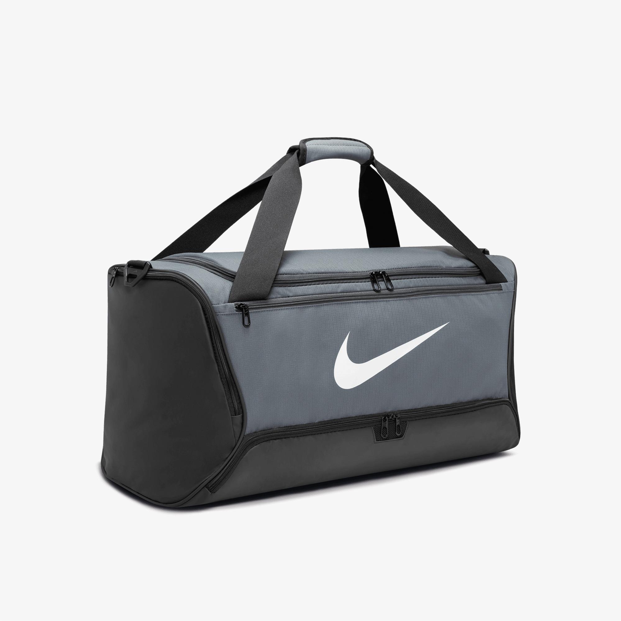 Nike Brasilia Duff - 9.5 (60L) Unisex Gri Spor Çantası