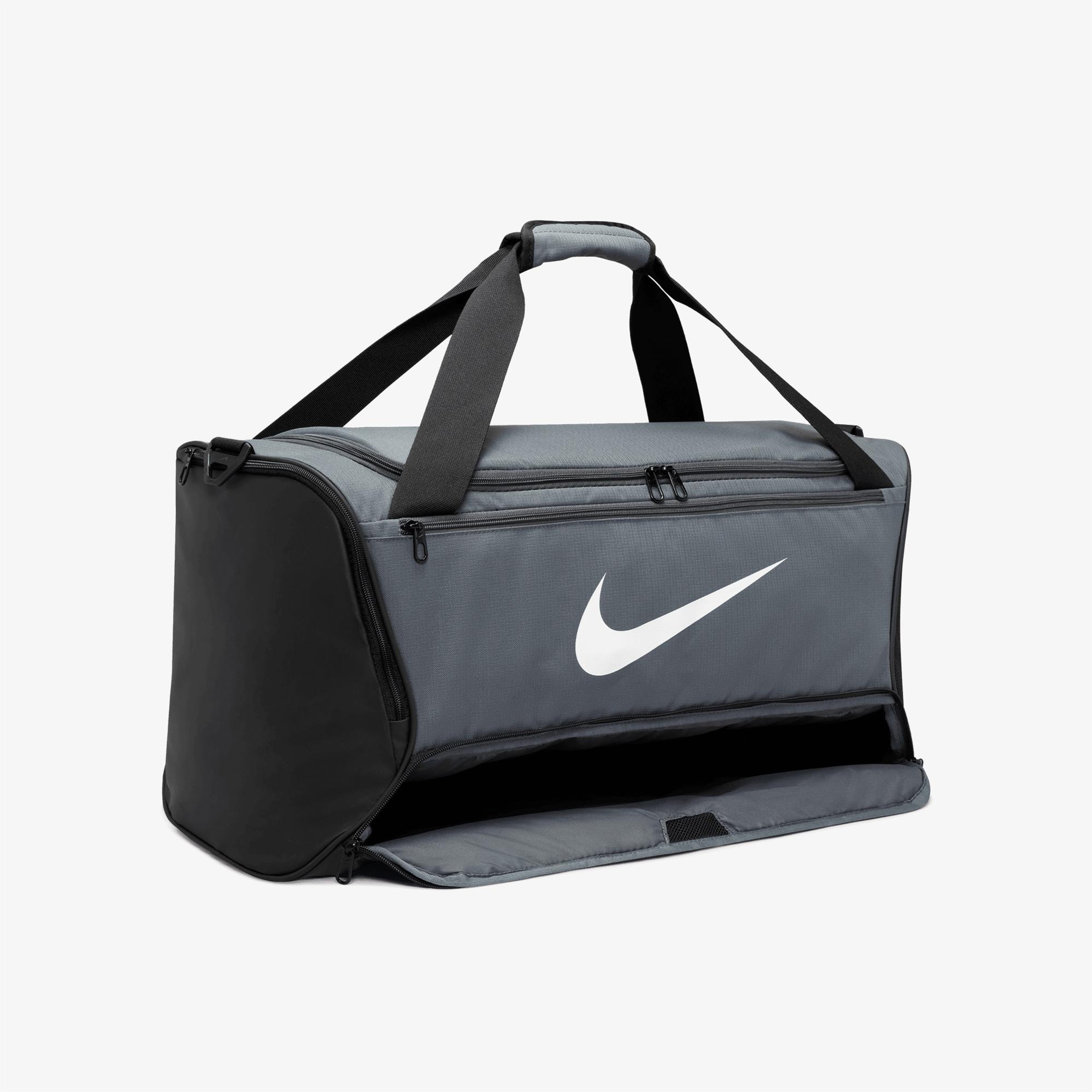 Nike Brasilia Duff - 9.5 (60L) Unisex Gri Spor Çantası
