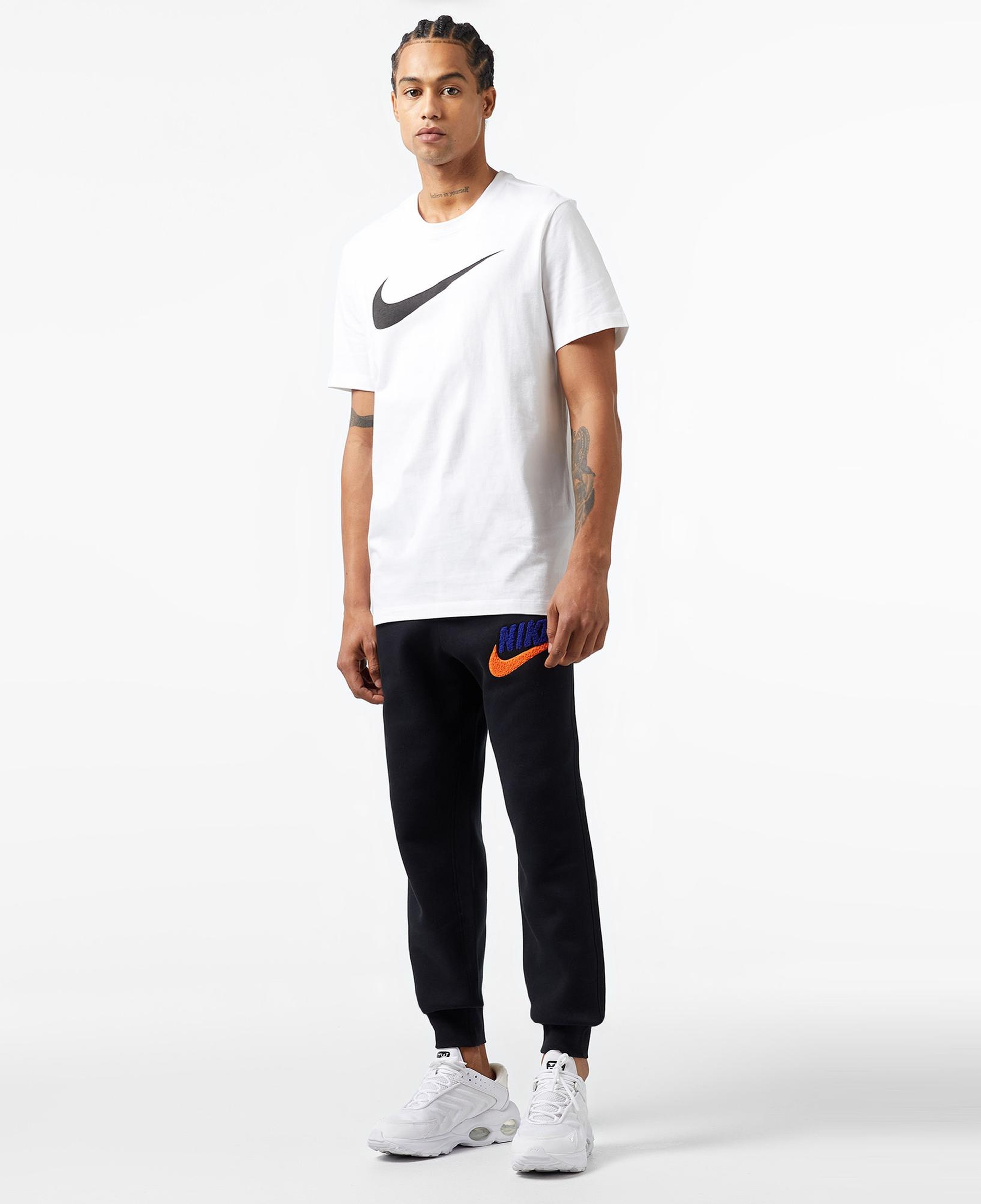 Nike Sportswear Icon Swoosh Erkek Beyaz T-Shirt