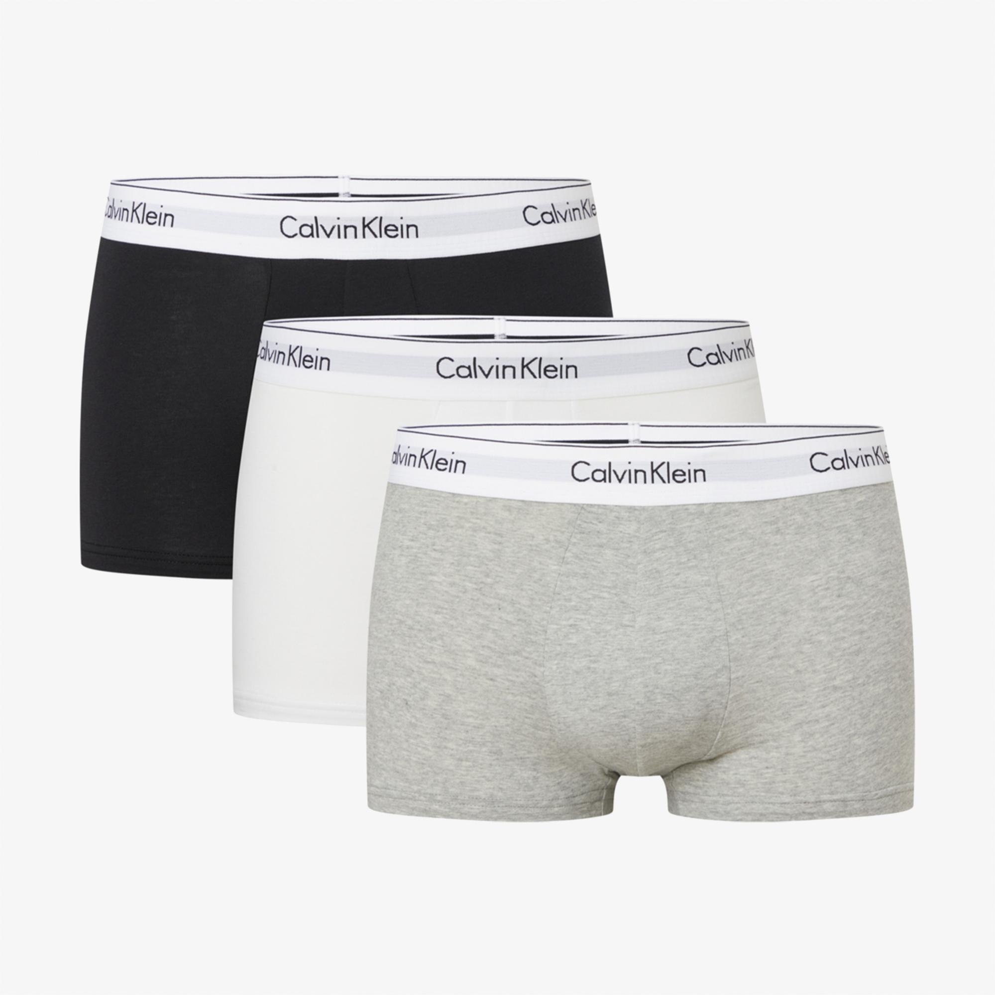 Calvin Klein Trunk 3'Lü Erkek Renkli Boxer