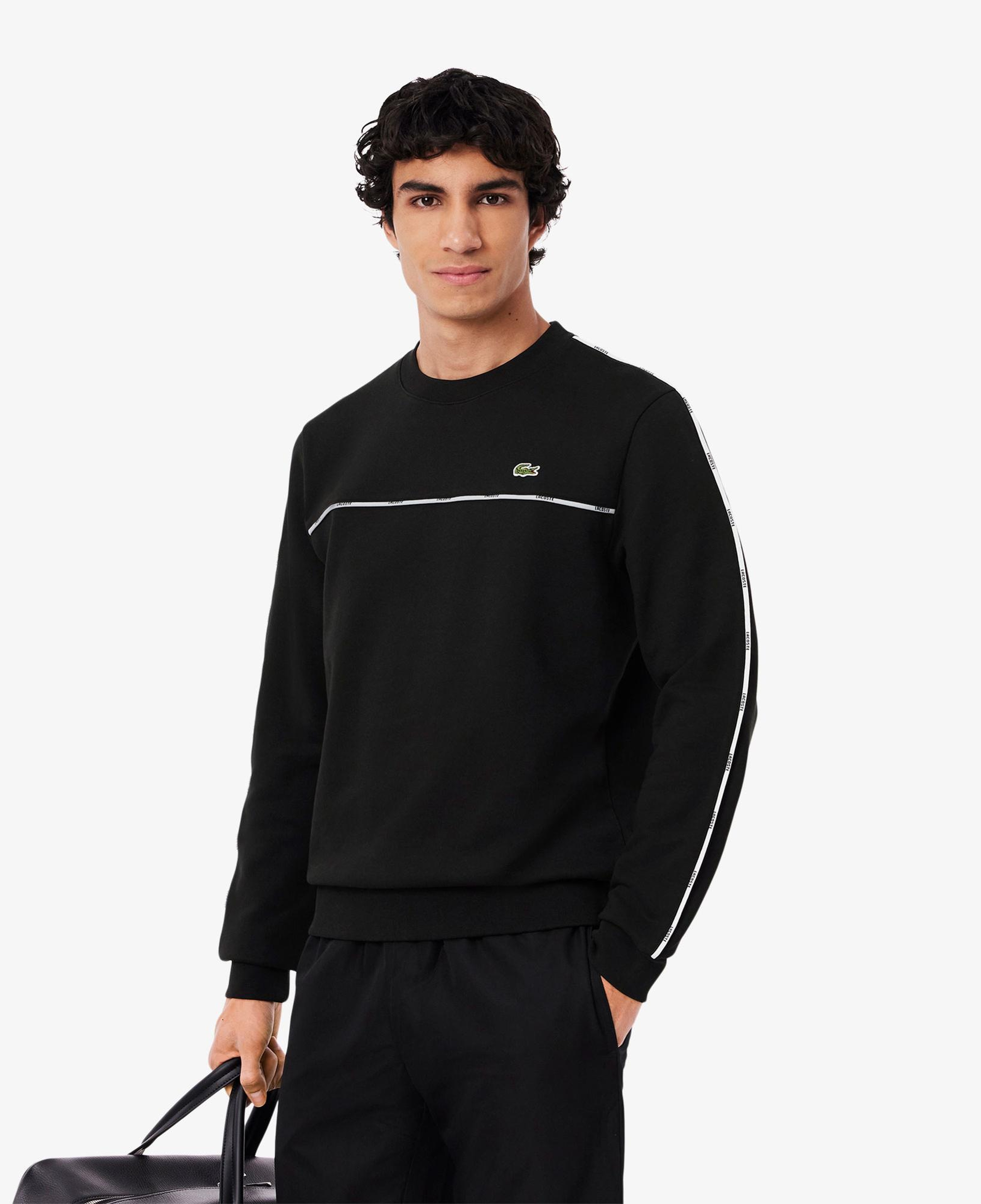 Lacoste Erkek Classic Fit Siyah Sweatshirt