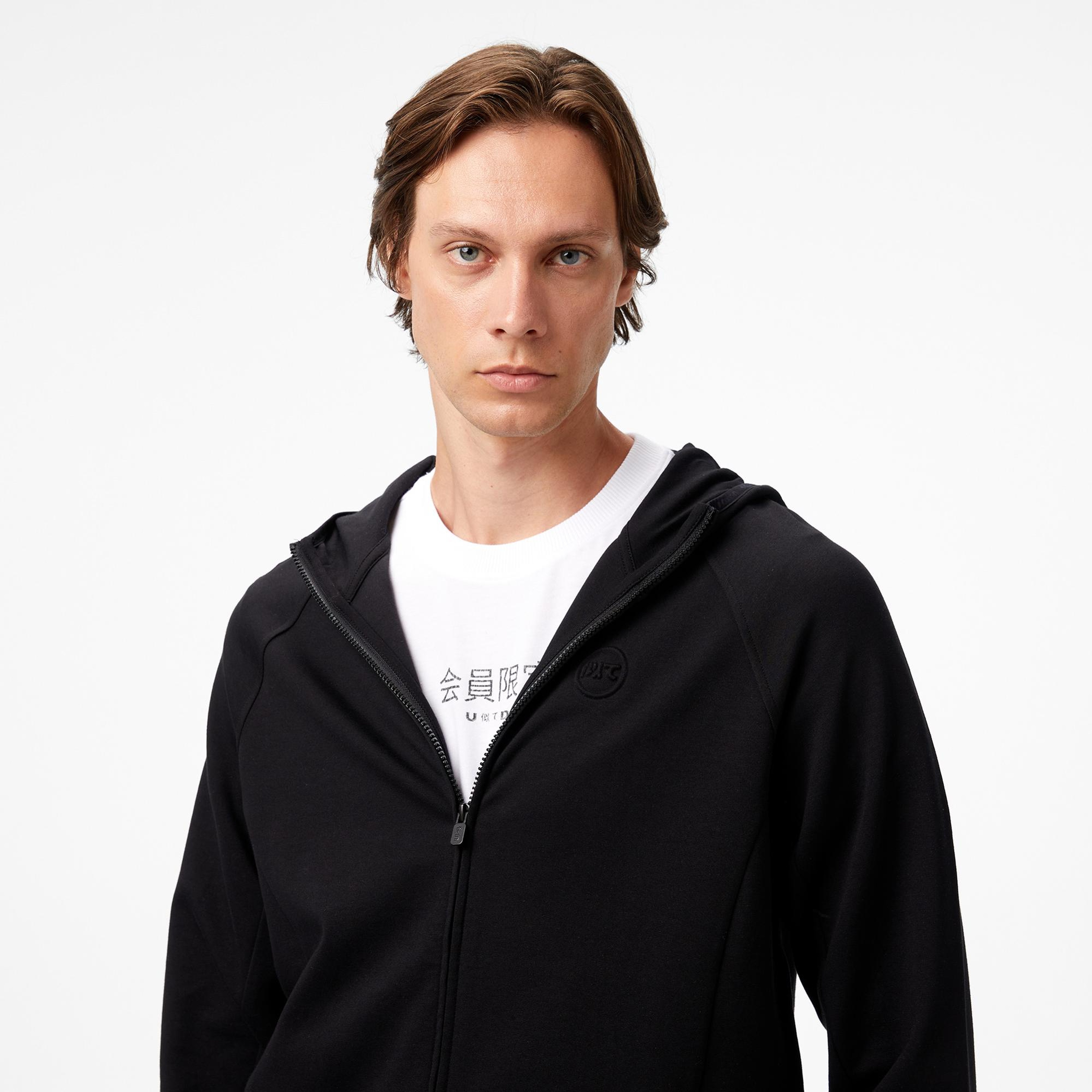 UNITED4 Erkek Siyah Sweatshirt